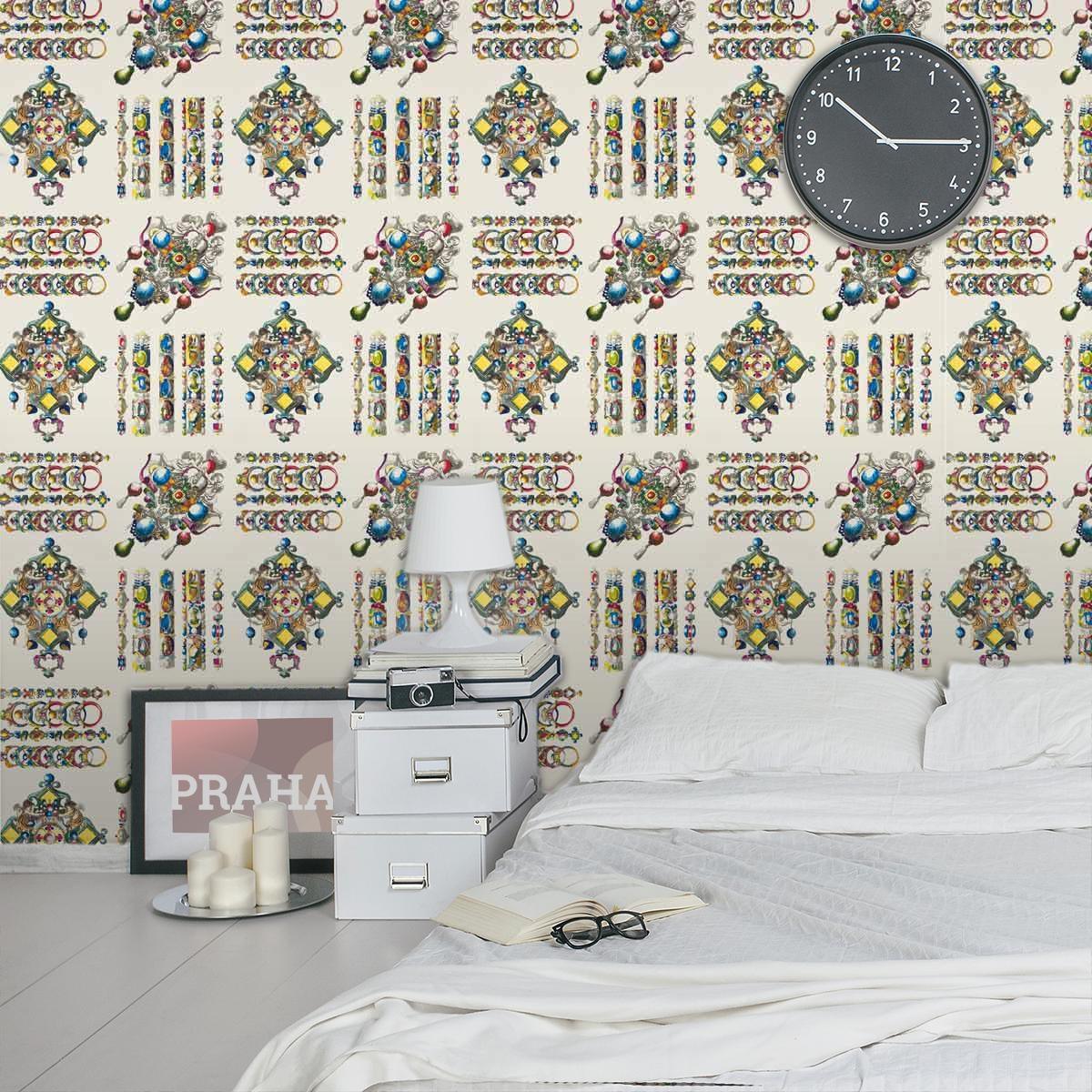 Tapeta LA MAIN AU COLLET - ZINC beżowy Christian Lacroix Eye on Design