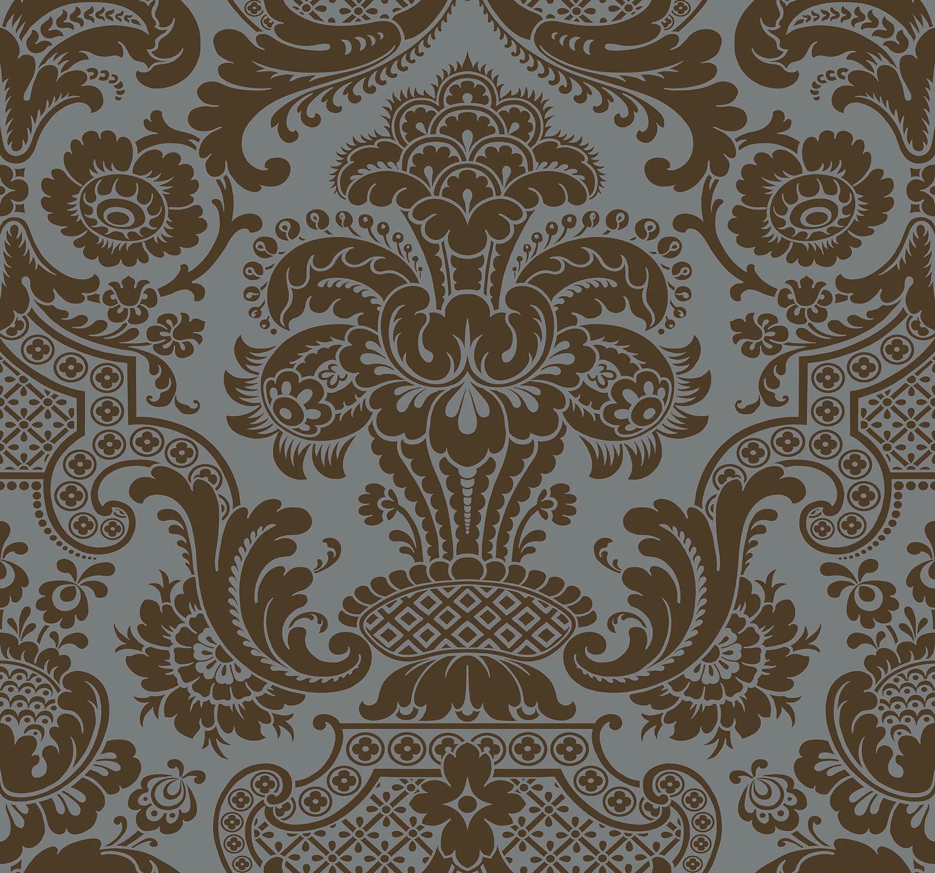 Tapeta MARIINSKY DAMASK - Carmen brązowy Cole & Son Eye on Design