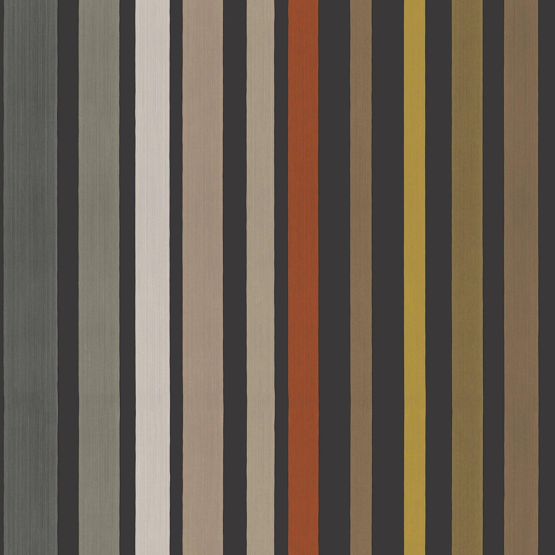 Tapeta MARIINSKY DAMASK - Carousel Stripe czarny Cole & Son Eye on Design