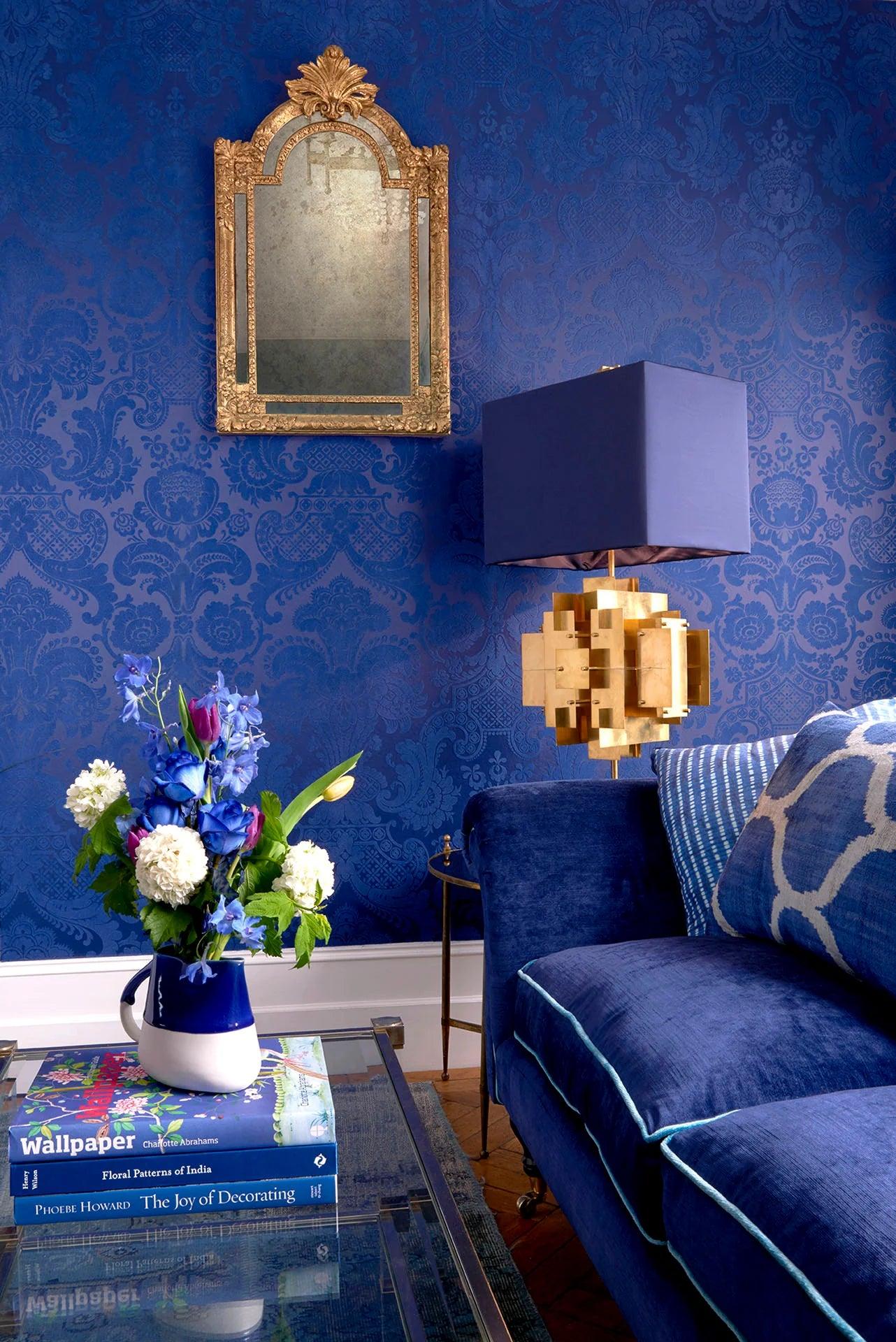 Tapeta MARIINSKY DAMASK - Petrouchka niebieski Cole & Son Eye on Design