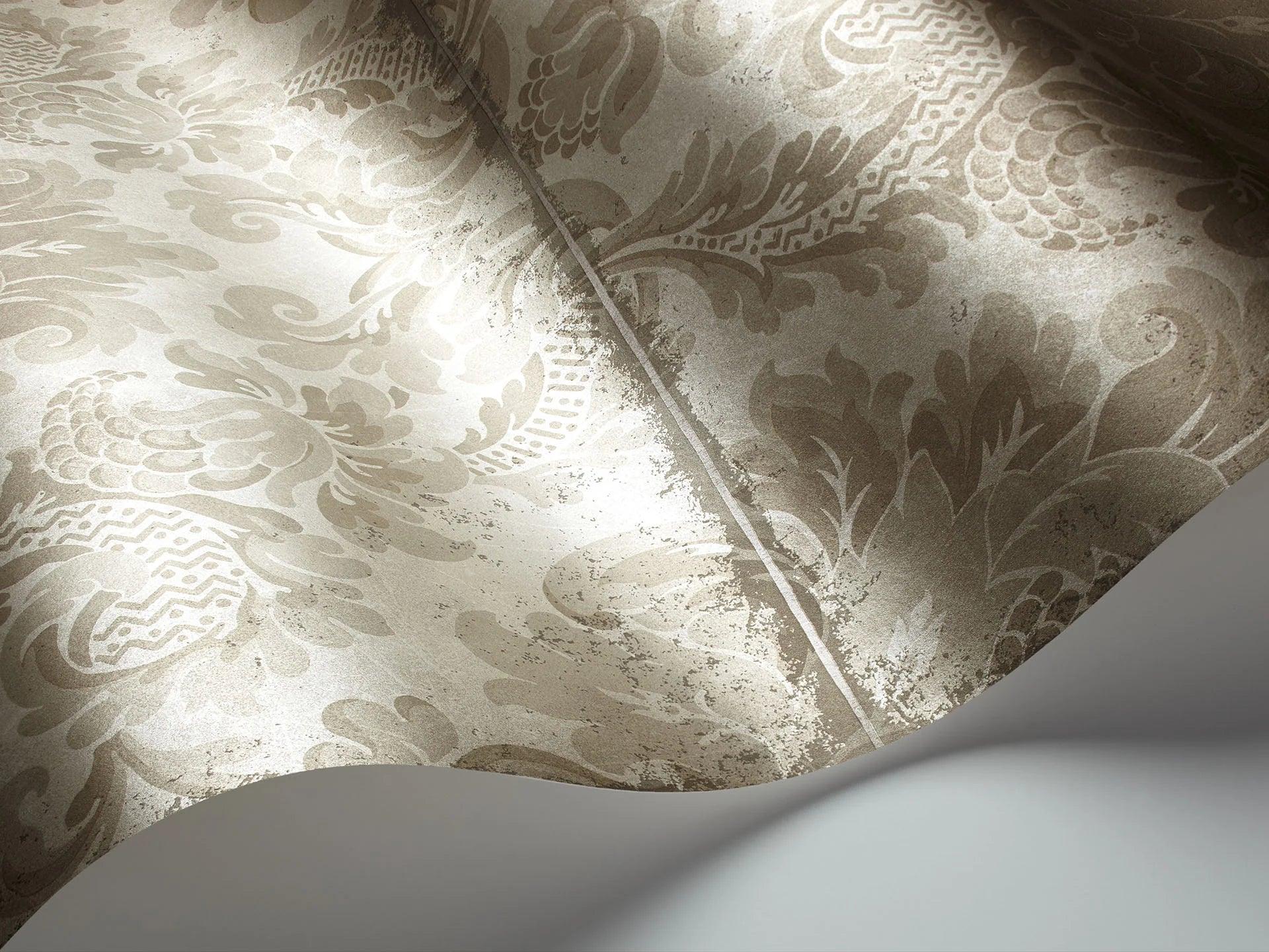 Tapeta MARIINSKY DAMASK - Stravinsky metaliczne złoto Cole & Son Eye on Design