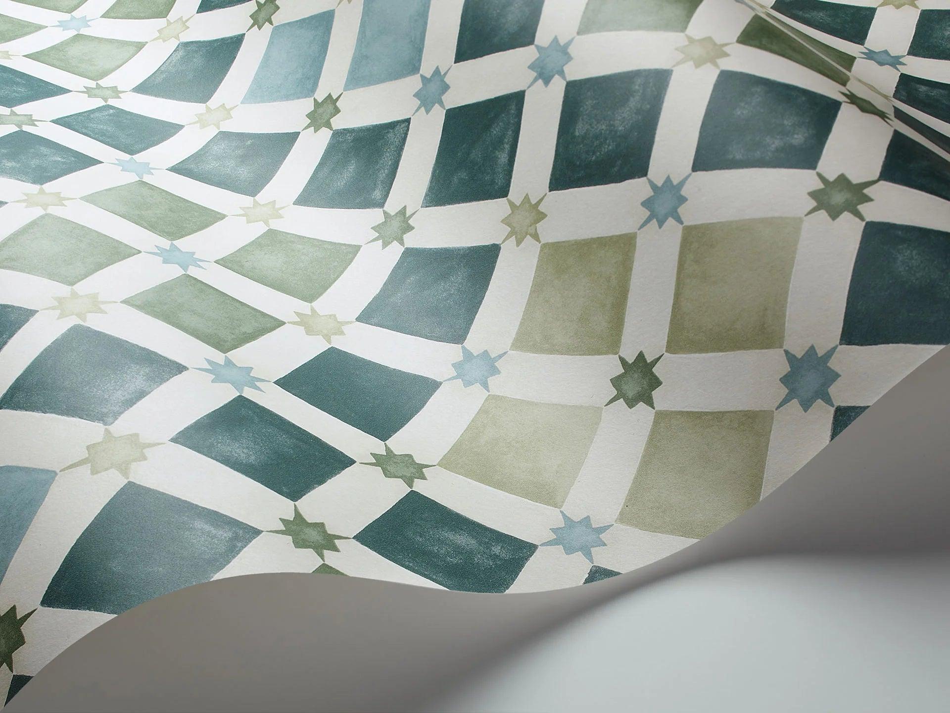 Tapeta MARTYN LAWRENCE BULLARD - Zellige zielony Cole & Son Eye on Design