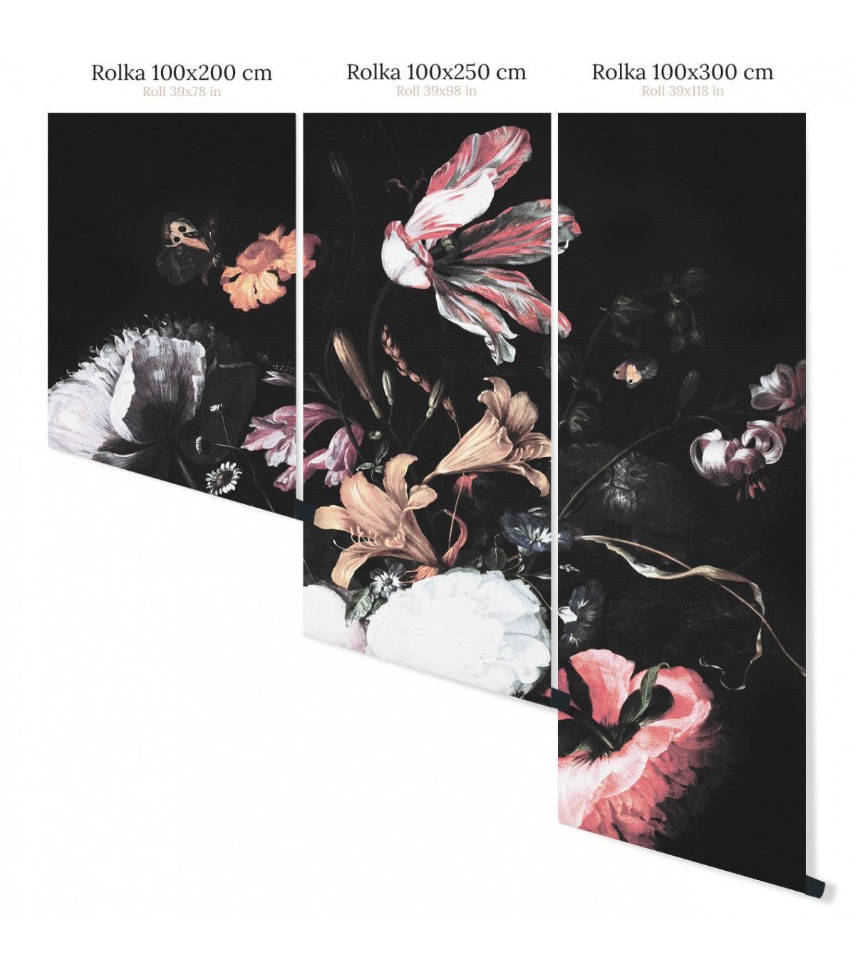 Tapeta MIDNIGHT FLOWERS Wallcolors Eye on Design