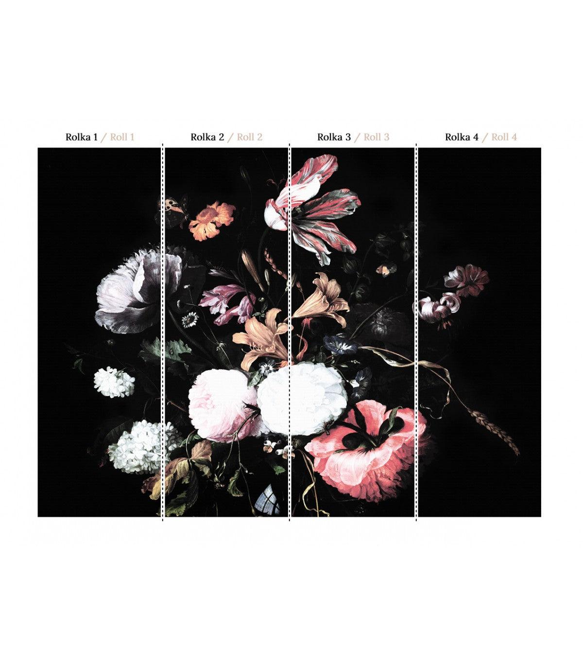 Tapeta MIDNIGHT FLOWERS Wallcolors Eye on Design