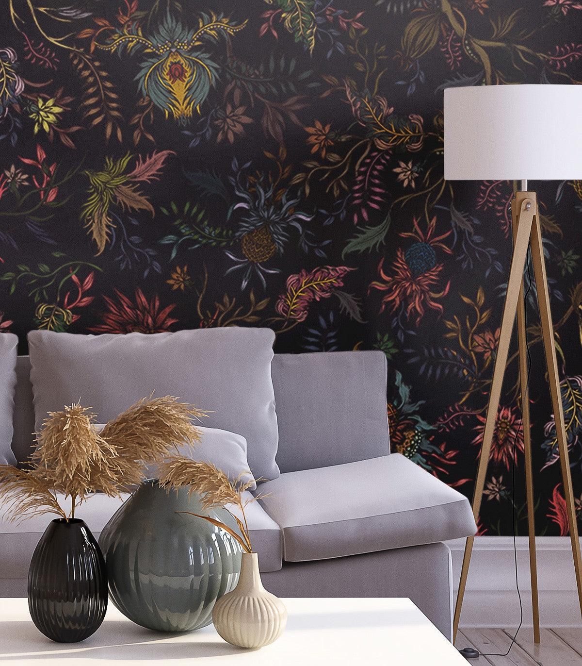 Tapeta NIGHT FLOWERS Wallcolors Eye on Design