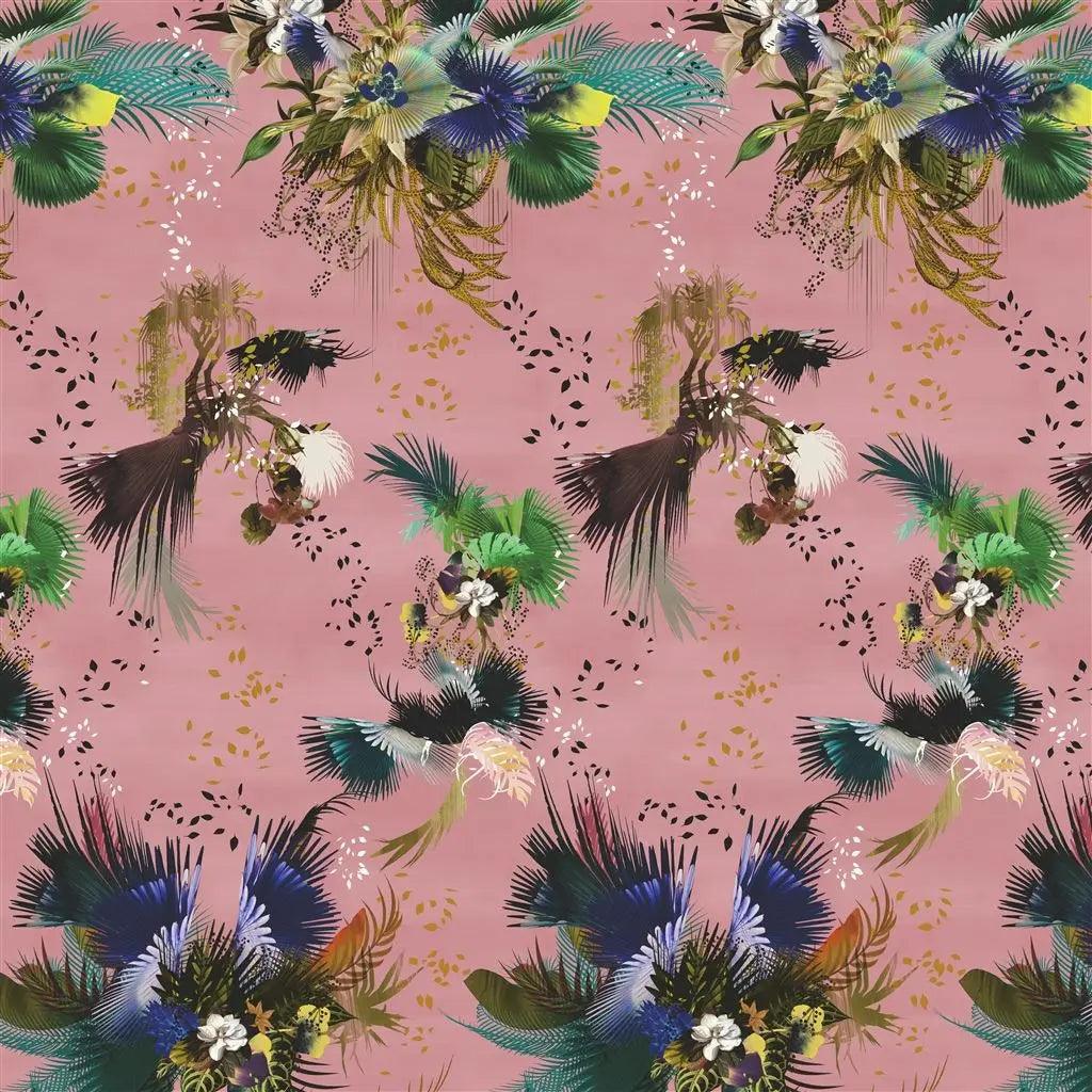 Tapeta OISEAU FLEUR BOURGEON różowy Christian Lacroix Eye on Design