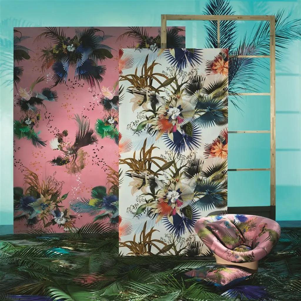 Tapeta OISEAU FLEUR BOURGEON różowy Christian Lacroix Eye on Design