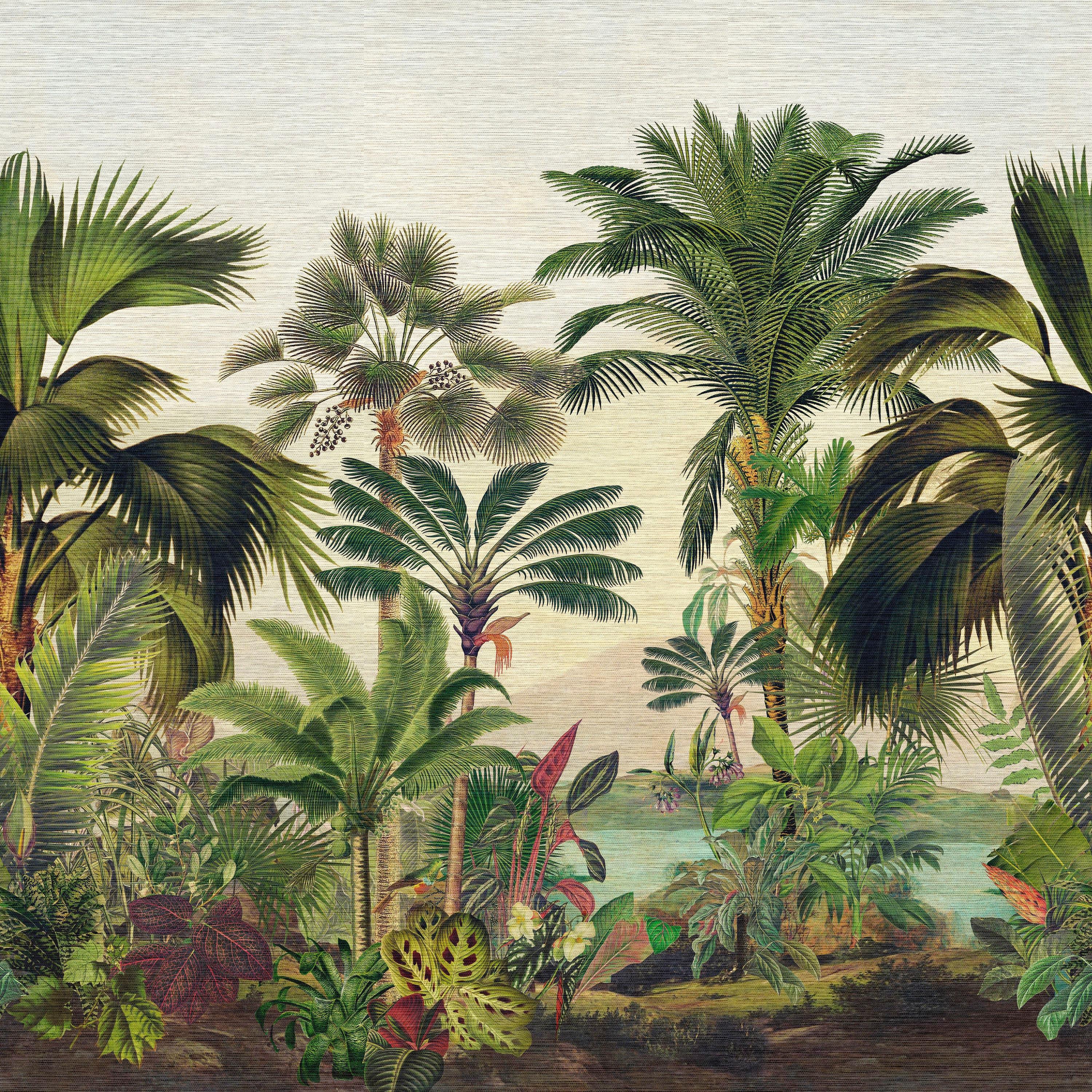 Tapeta RÊVERIE TROPICALE - JUNGLE GREEN Arte Eye on Design
