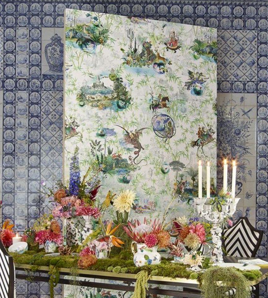 Tapeta REVERIES VERT BUIS Christian Lacroix Eye on Design