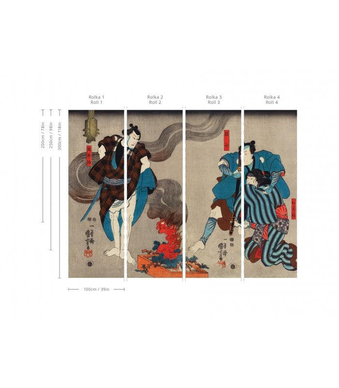 Tapeta Samurai Serenity Wallcolors Eye on Design