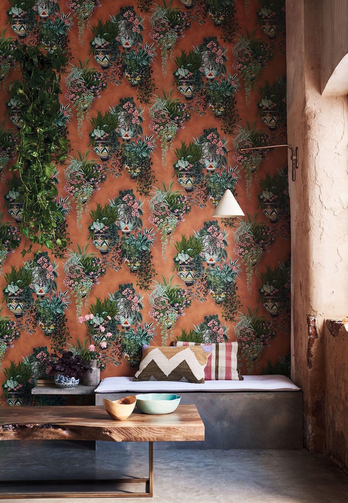 Tapeta SEVILLE - Talavera terakota Cole & Son Eye on Design