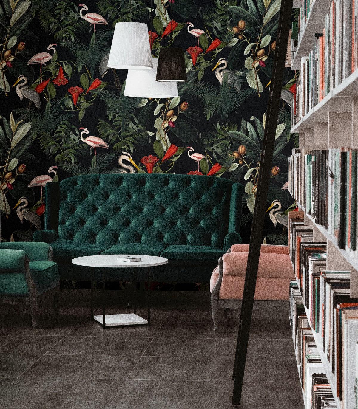 Tapeta STANDING HERON Wallcolors Eye on Design