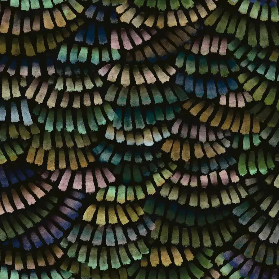 Tapeta tekstylna DANDELION CRANES - FOLIAGE Arte Eye on Design