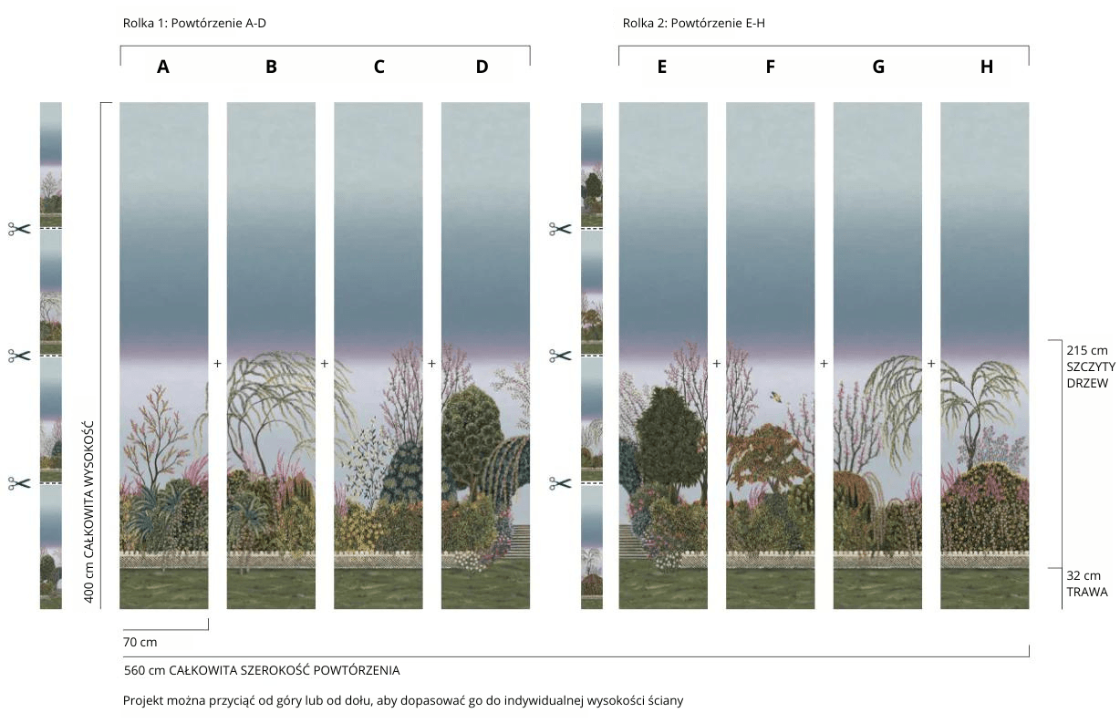 Tapeta THE GARDENS - Reverie zmierzch Cole & Son Eye on Design