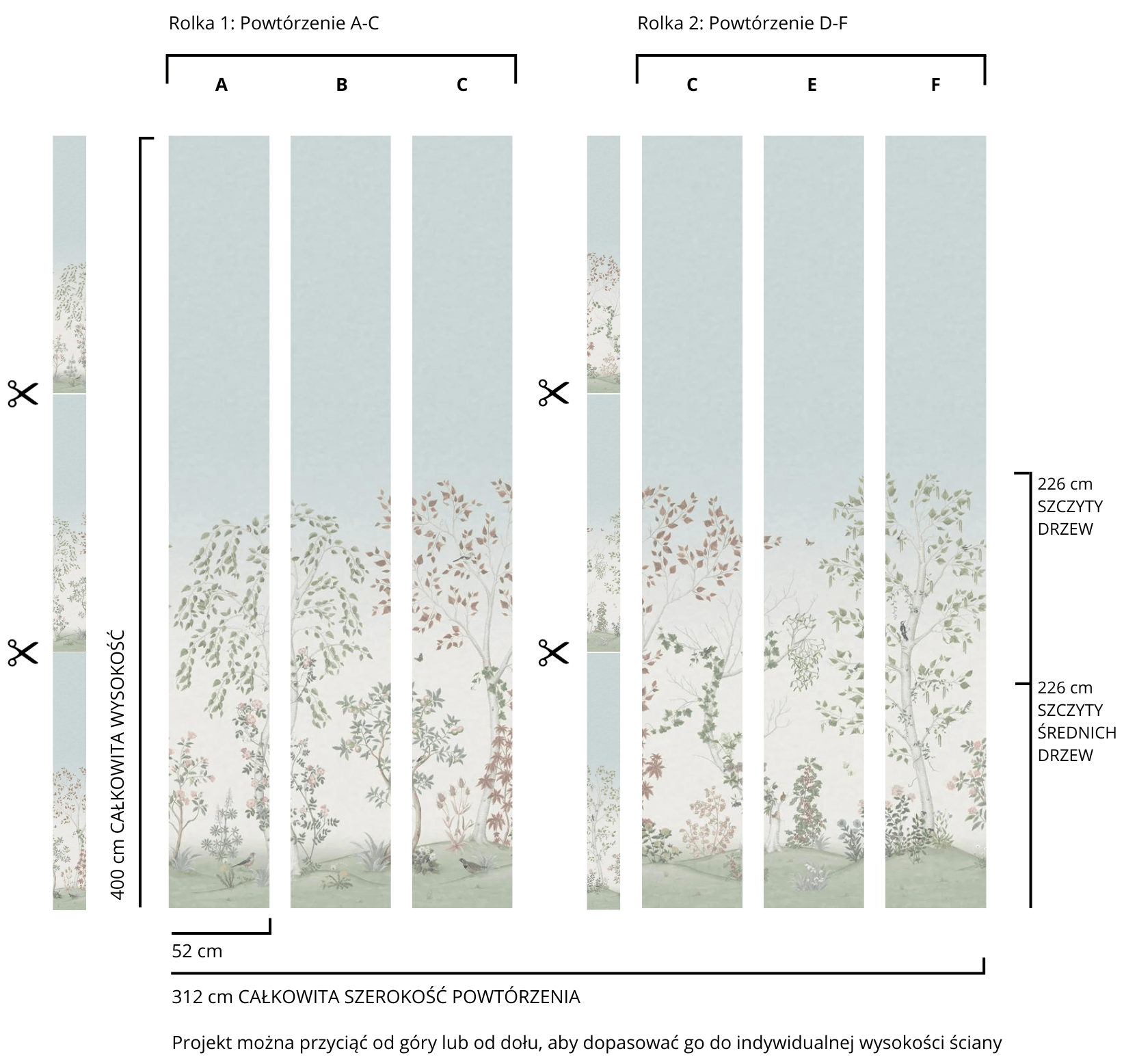Tapeta THE GARDENS - Seasonal Woods szary Cole & Son Eye on Design
