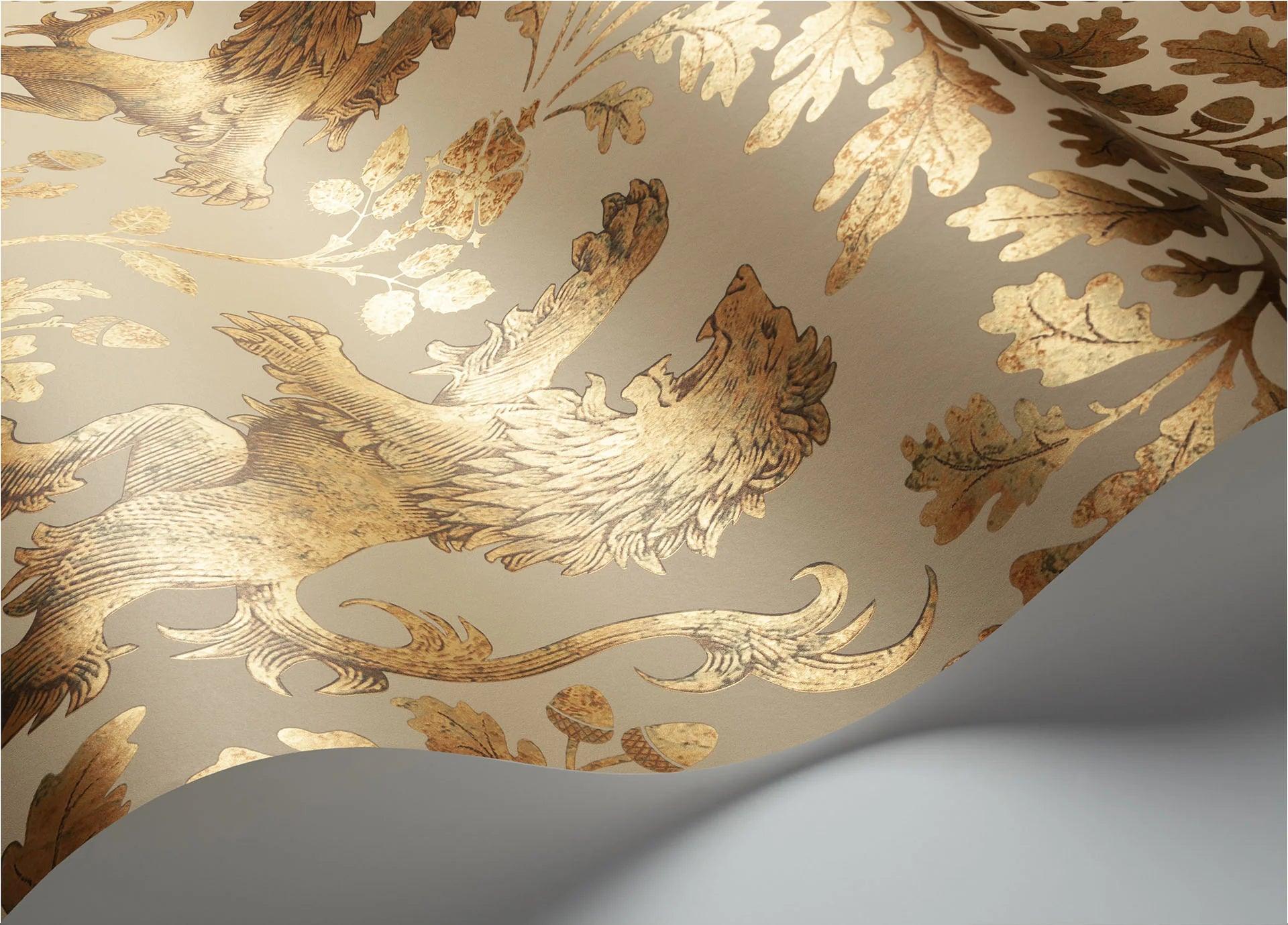 Tapeta THE PEARWOOD COLLECTION - Boscobel Oak beżowy Cole & Son Eye on Design