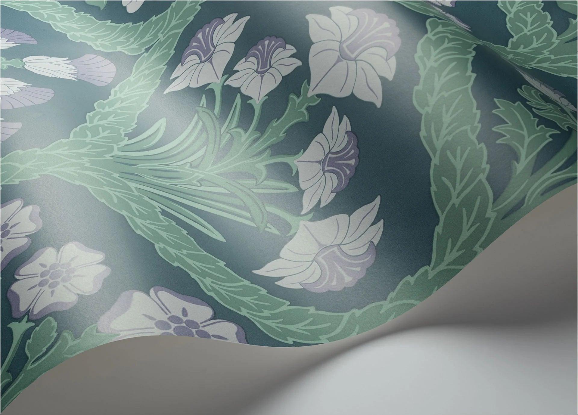 Tapeta THE PEARWOOD COLLECTION - Floral Kingdom niebieski Cole & Son Eye on Design