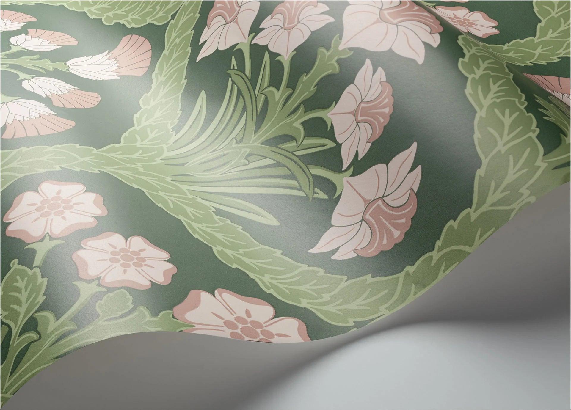 Tapeta THE PEARWOOD COLLECTION - Floral Kingdom zielony Cole & Son Eye on Design