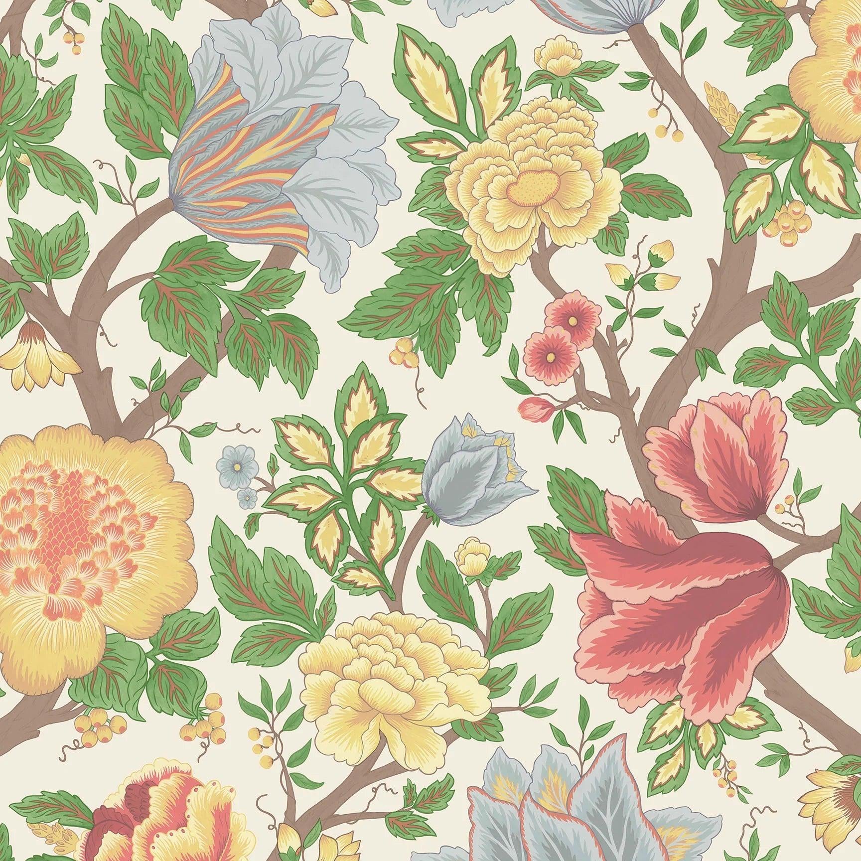 Tapeta THE PEARWOOD COLLECTION - Midsummer Bloom kremowy Cole & Son Eye on Design
