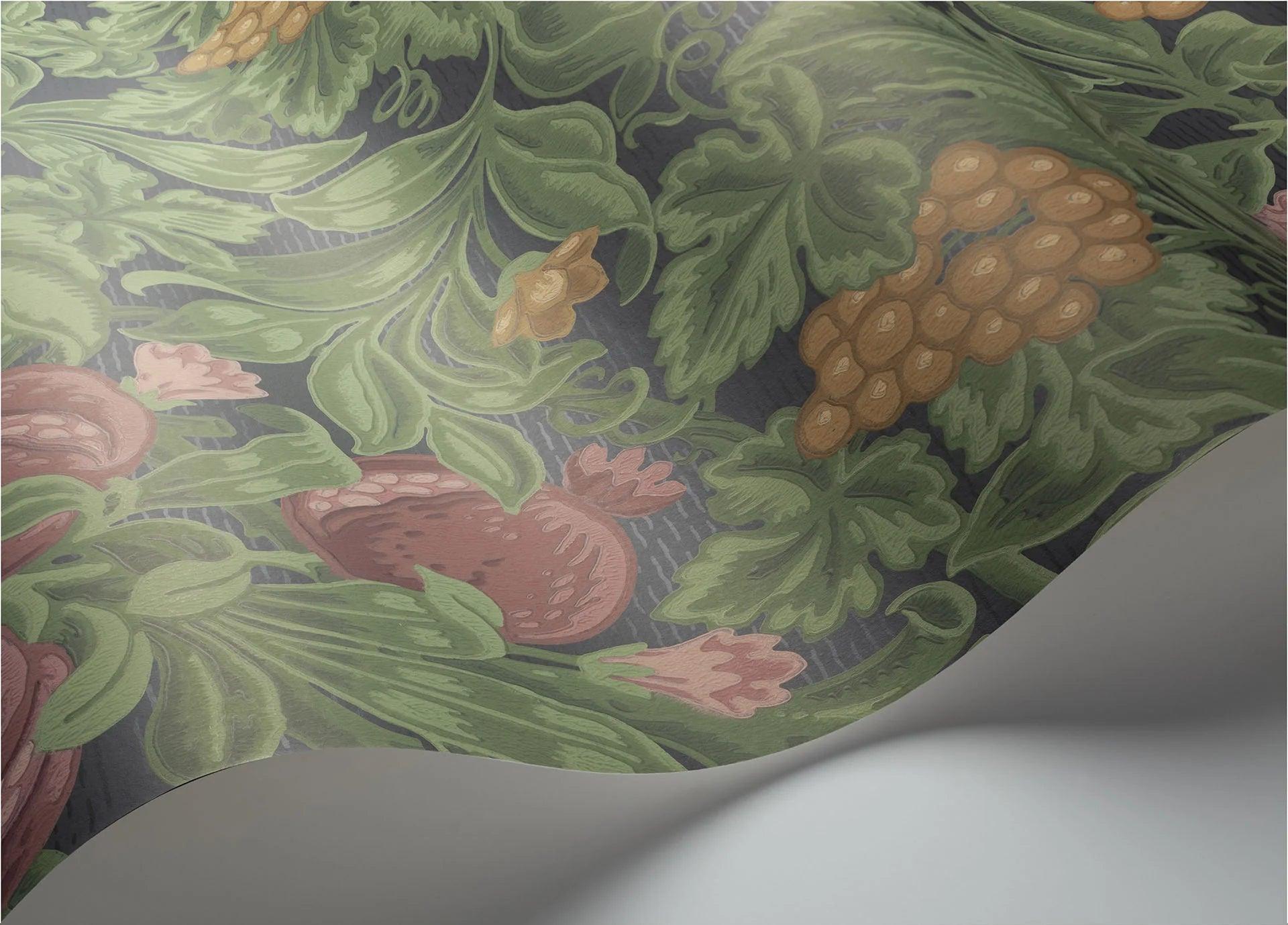 Tapeta THE PEARWOOD COLLECTION - Vines of Pomona czarny Cole & Son Eye on Design