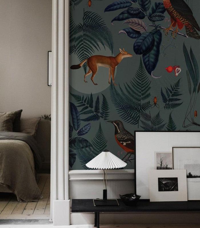 Tapeta TURQUOISE FERN Wallcolors Eye on Design