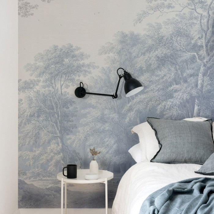 Tapeta WATERCOLOR GROVE niebieski Wallcolors Eye on Design