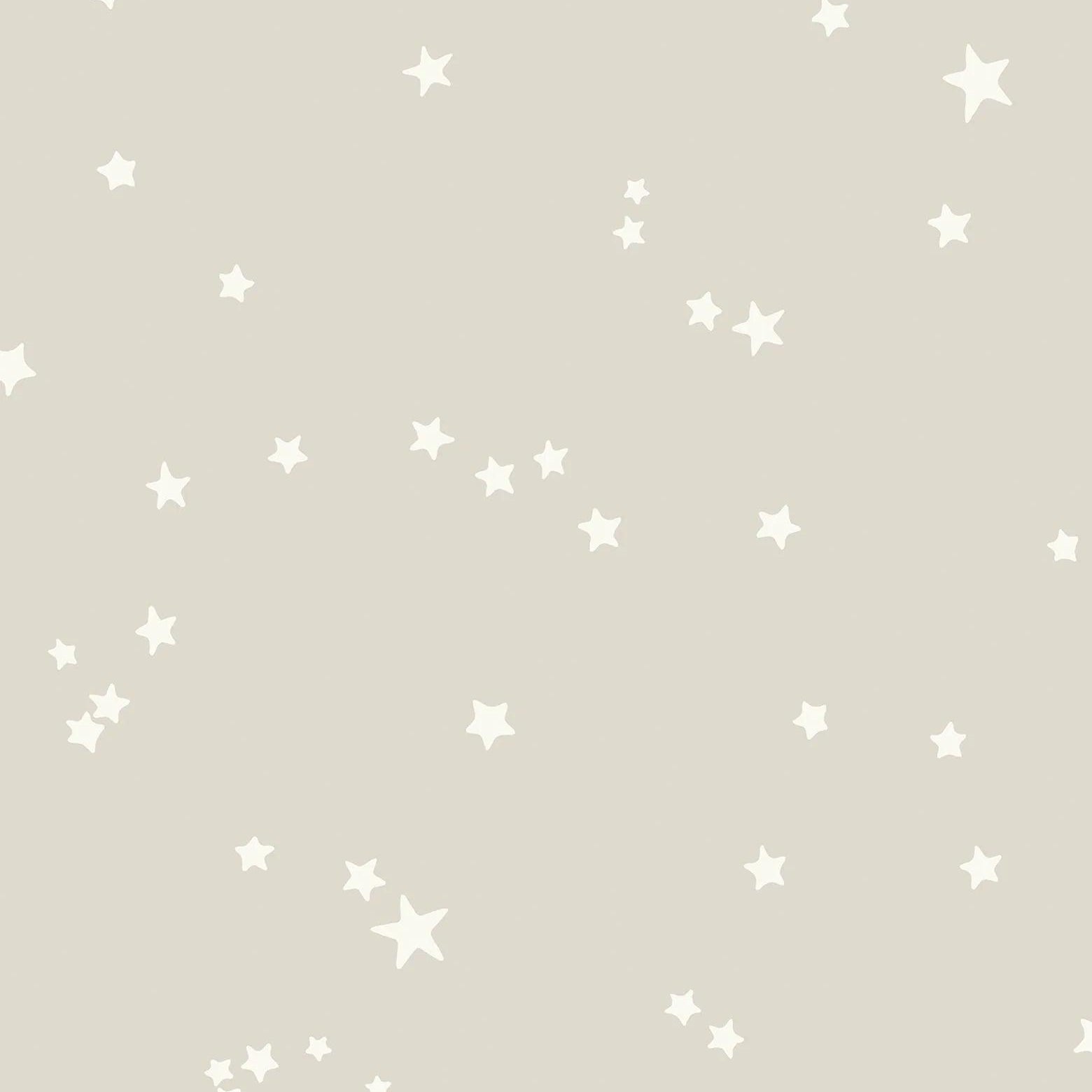 Tapeta WHIMSICAL - Stars biały na beżu Cole & Son Eye on Design