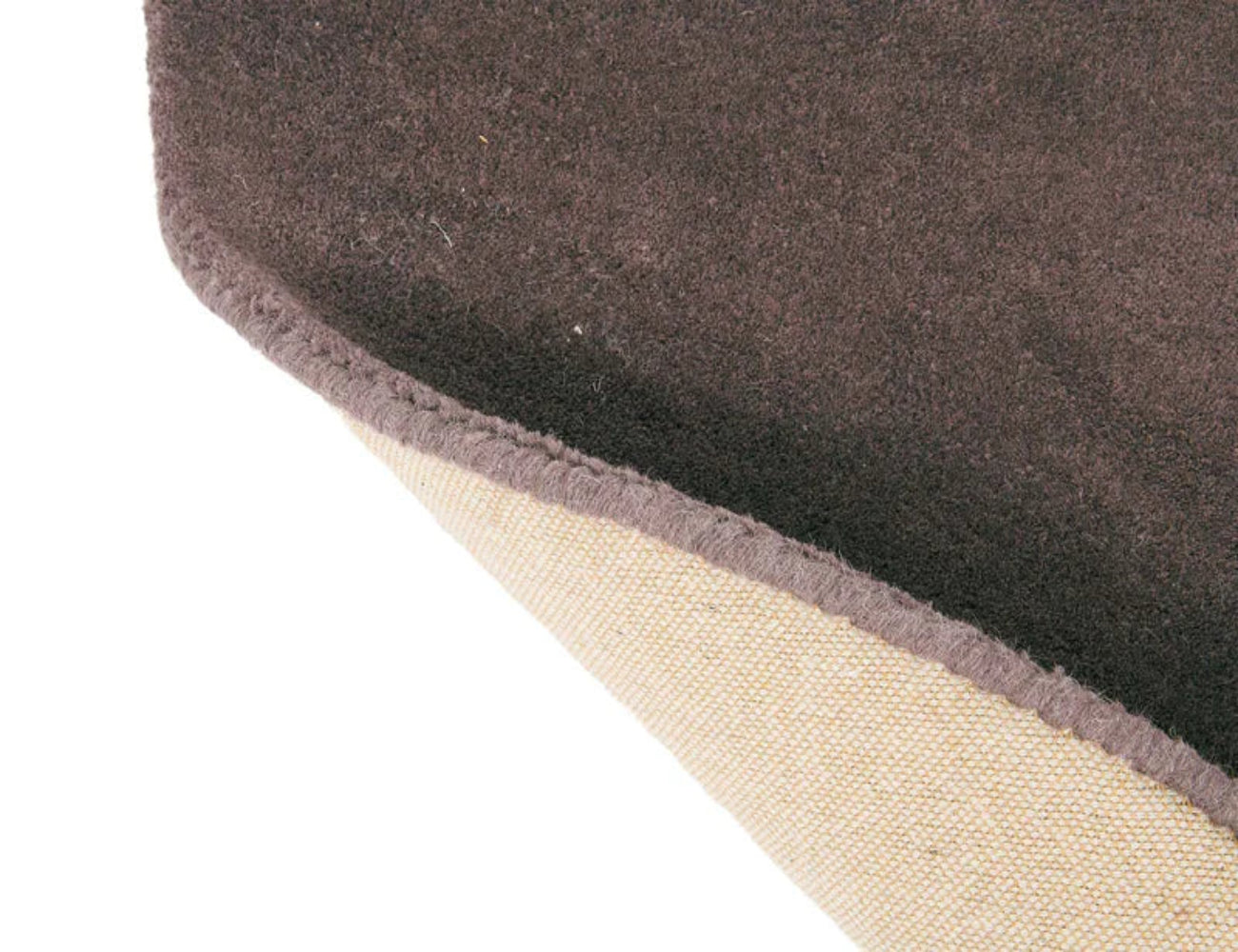 Kruhový koberec TRANQUILITY AUBERGINE hnedý