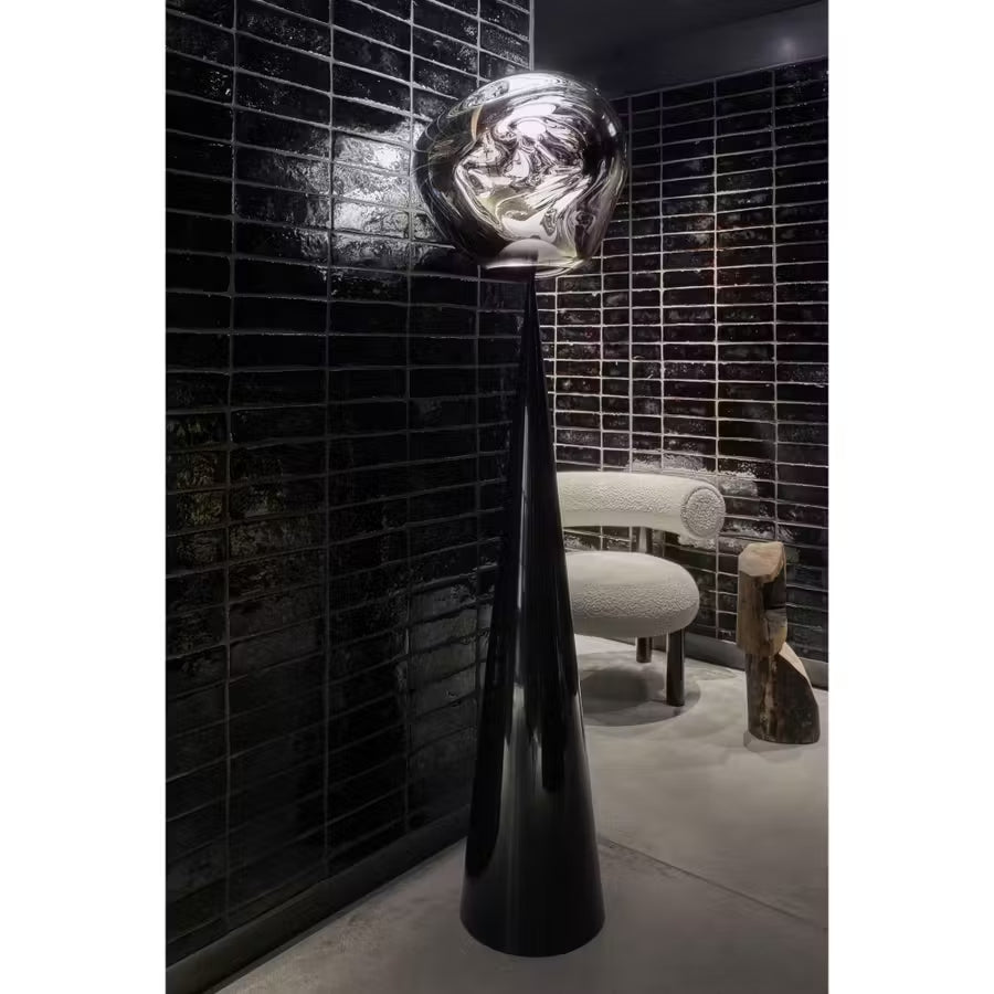 Stojaca lampa MELT medená