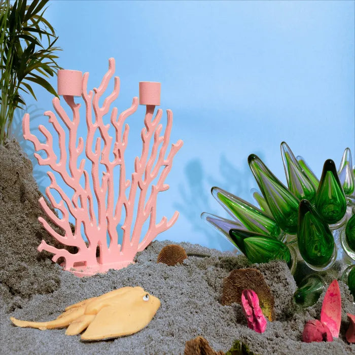 Sviečnik TENOCHTITLAN ružový