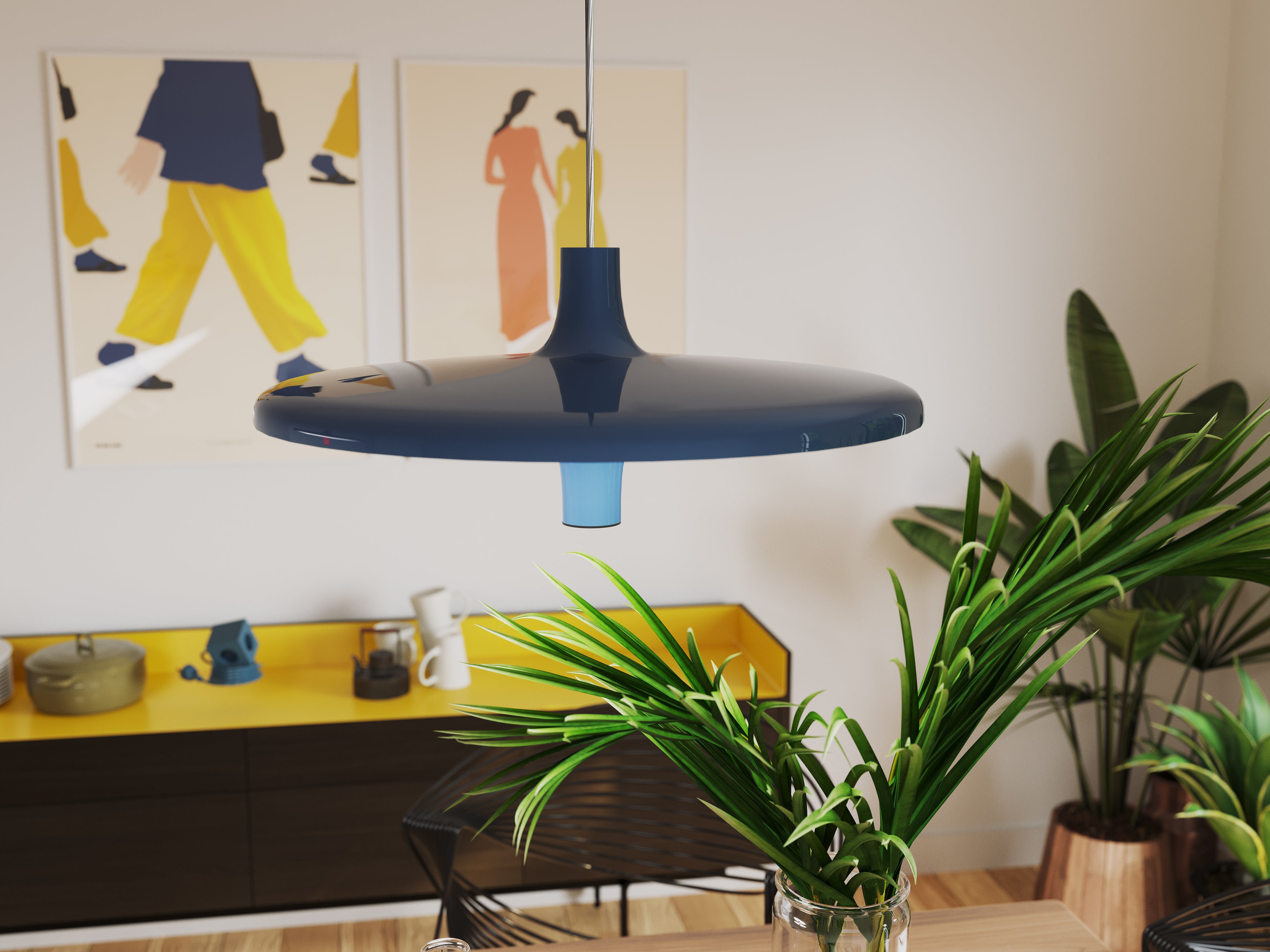AVRO white pendant lamp