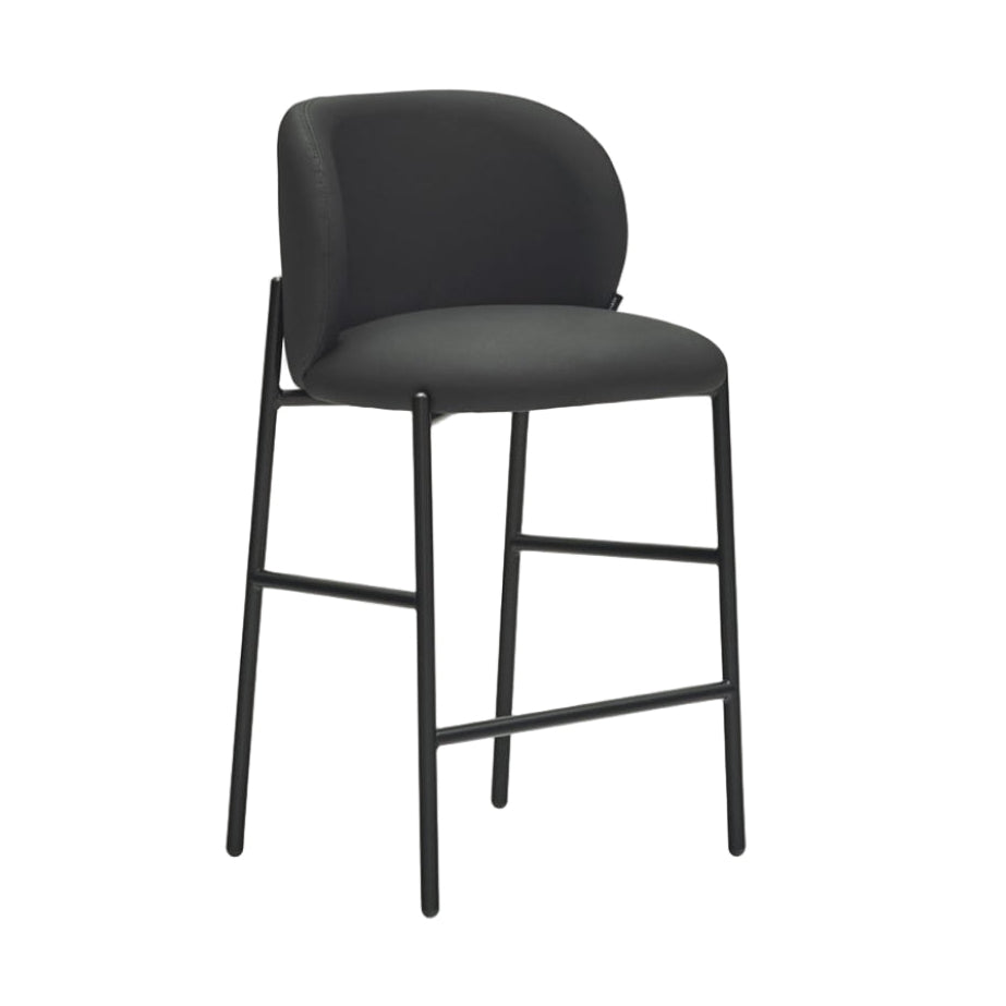 Barová stolička MOGI čierna ekokoža