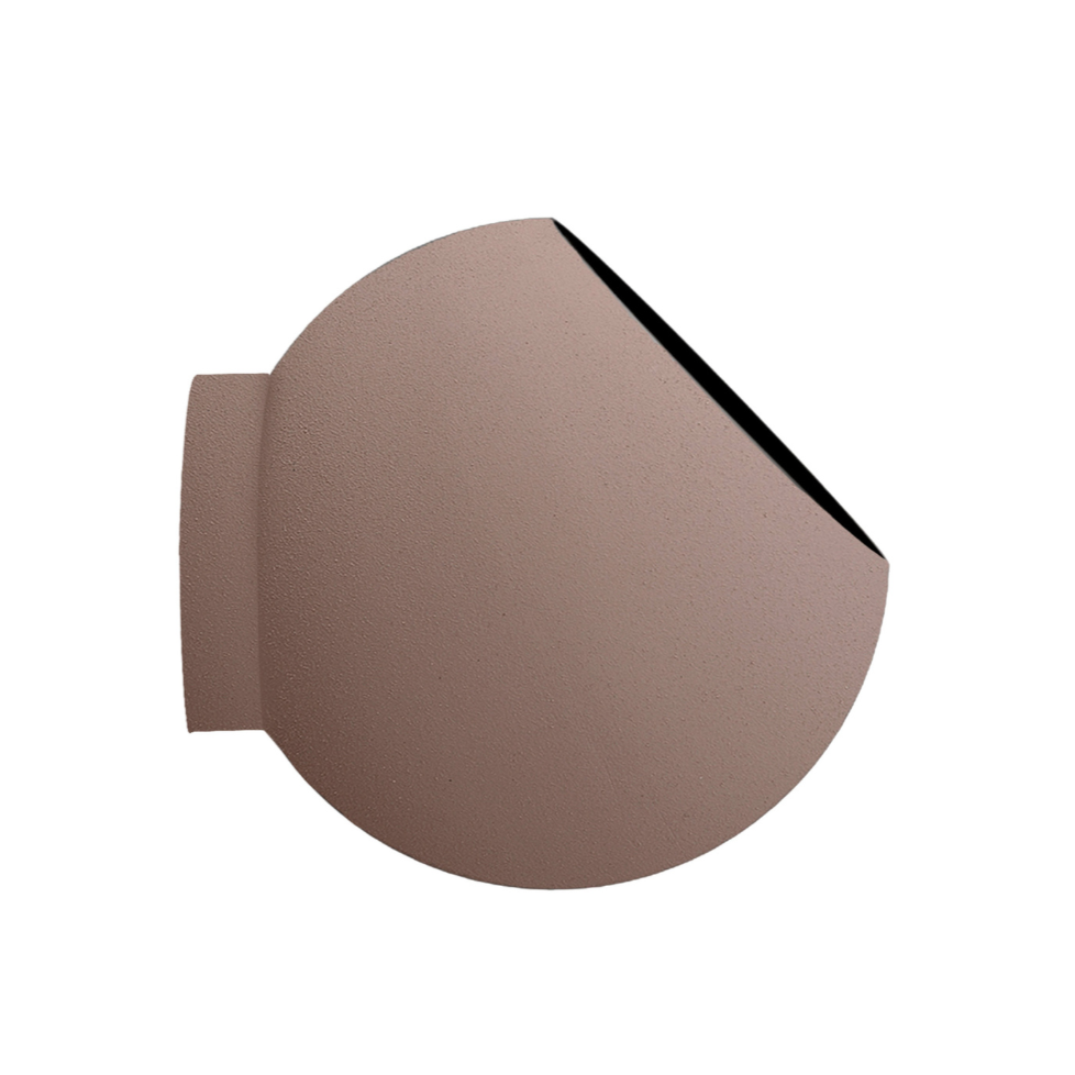 GLOBE taupe wall planter