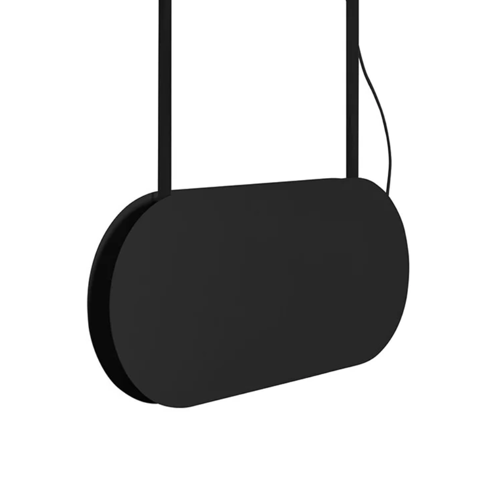 Závesná lampa MALUMI čierna