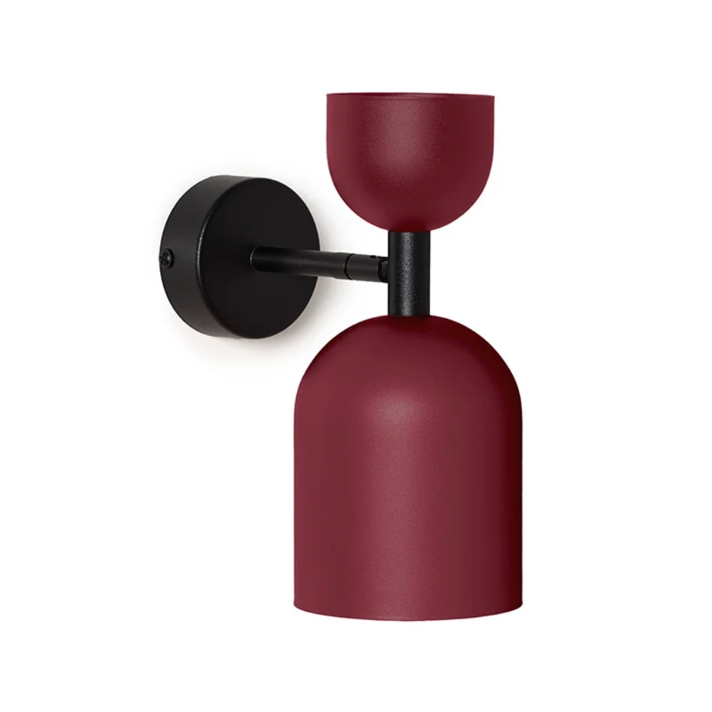 SUPURU wall lamp in burgundy
