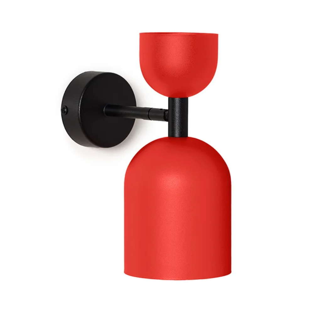 Nástenné svietidlo SUPURU červeno-oranžové