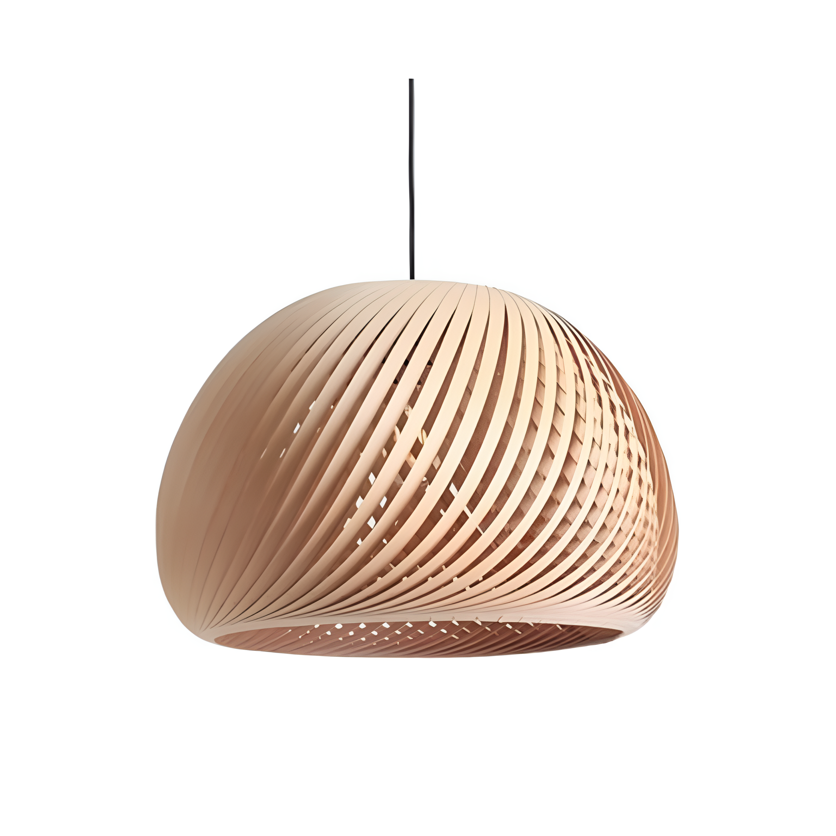 Závesná lampa NATURE CROSS drevo