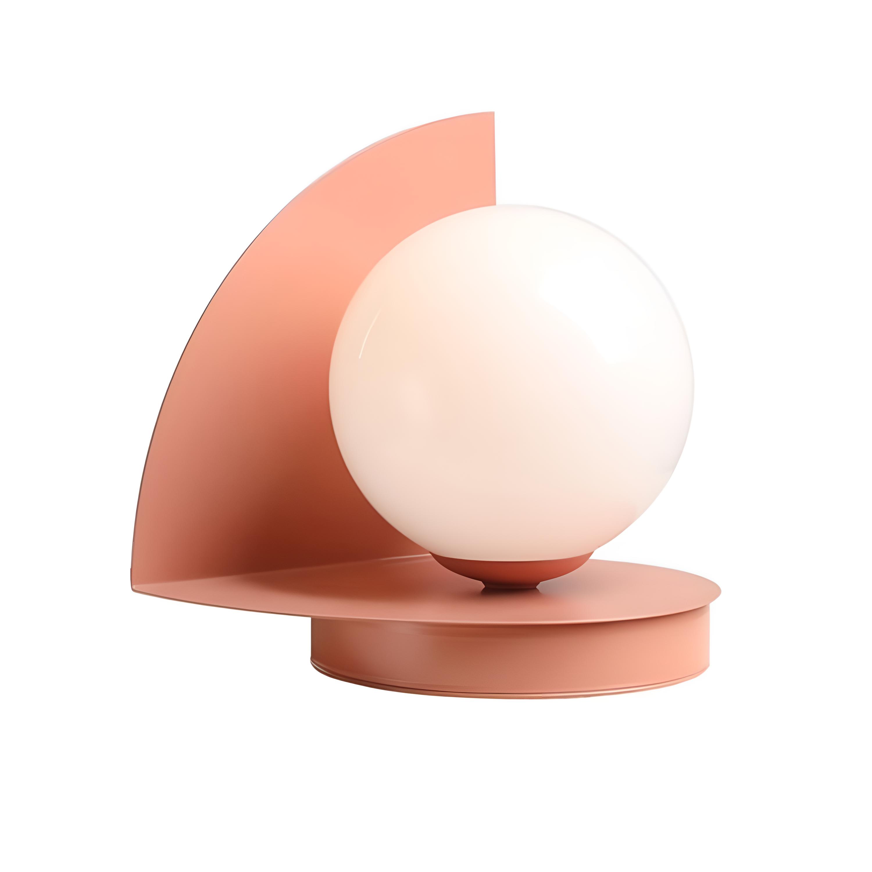 Coral loop table lamp