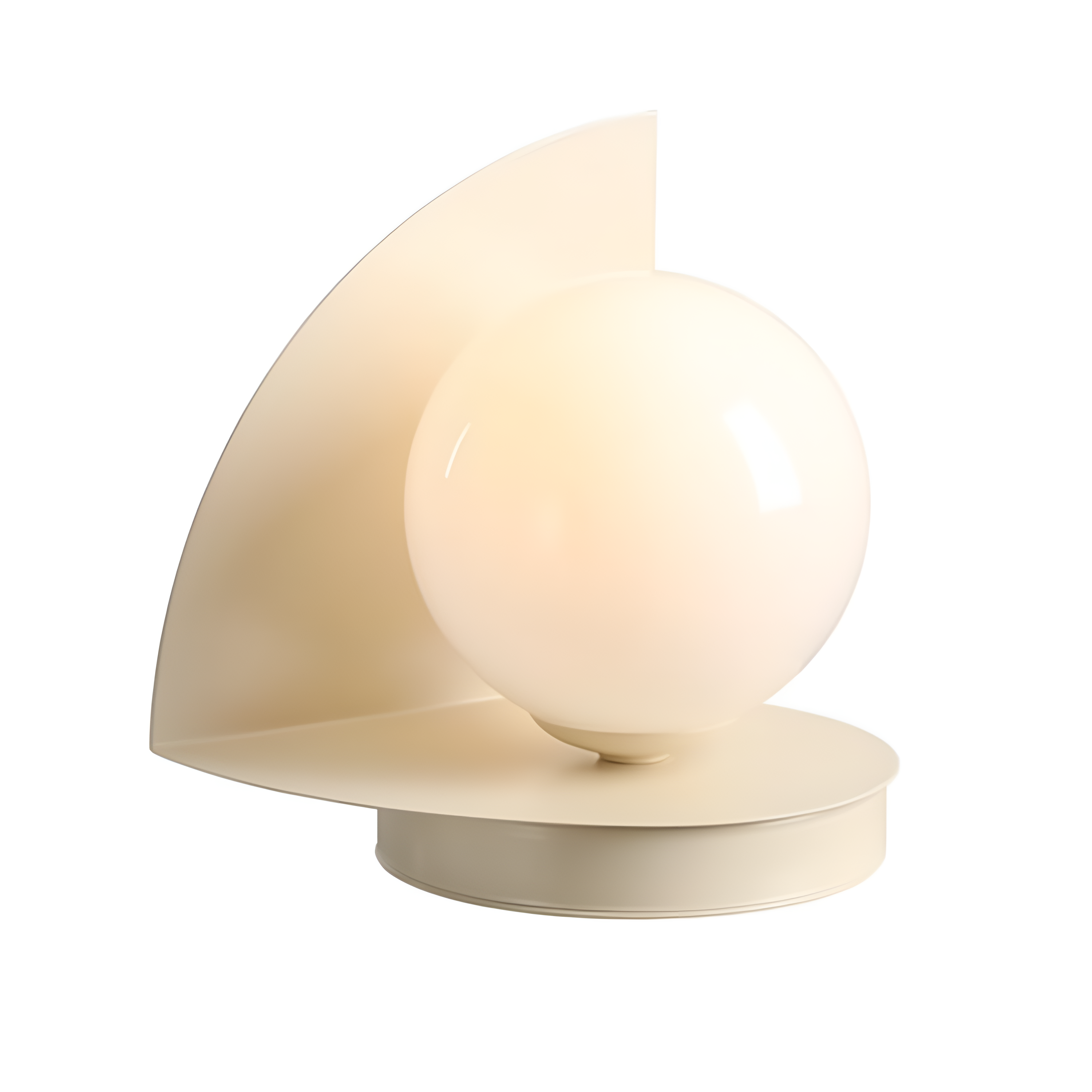 Cream Loop table lamp