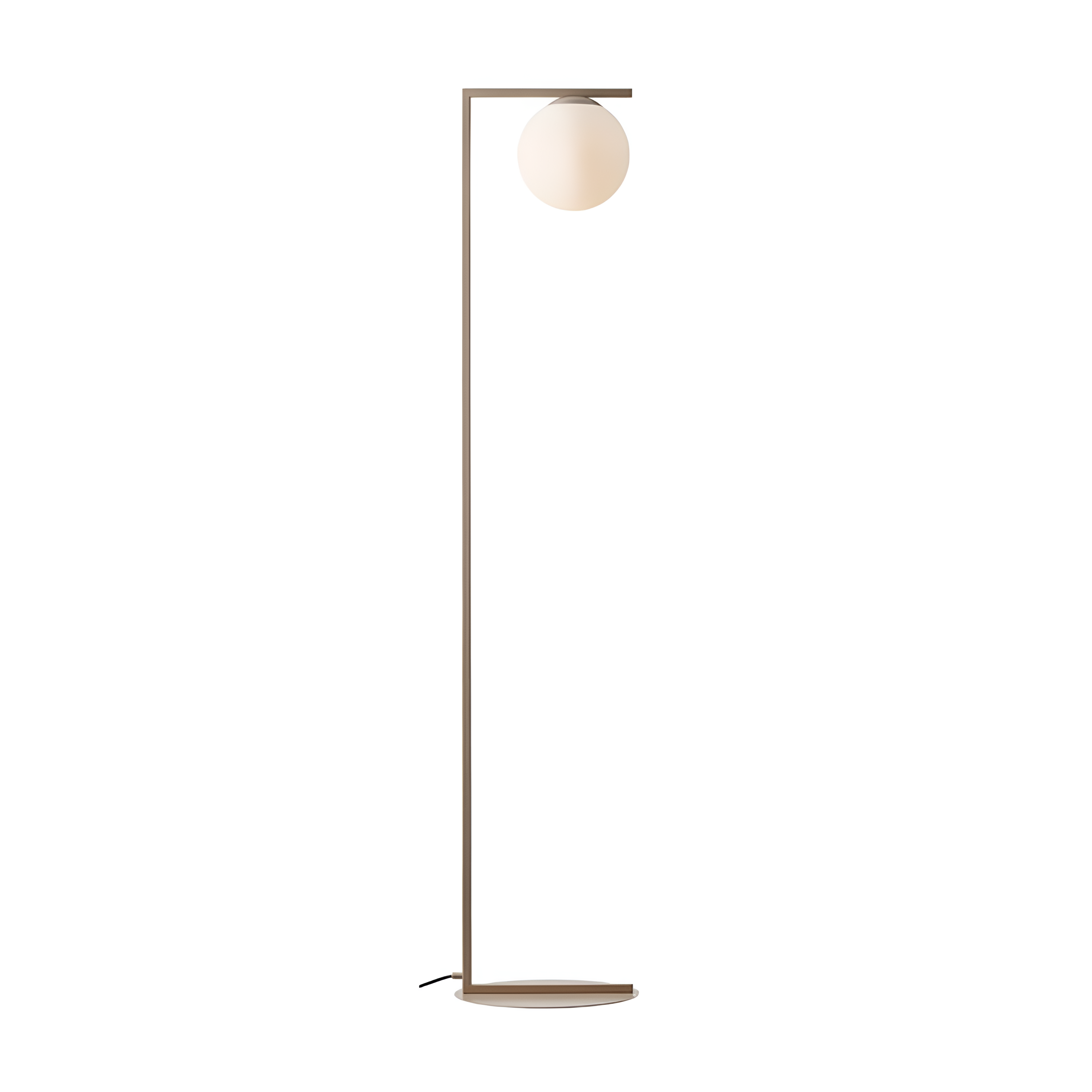 Zac beige floor lamp