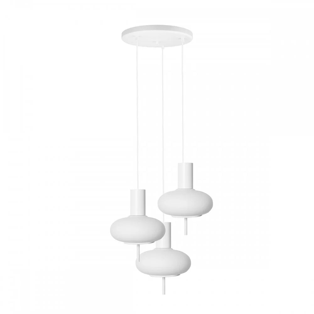 Závesná lampa TORNI 3P biela