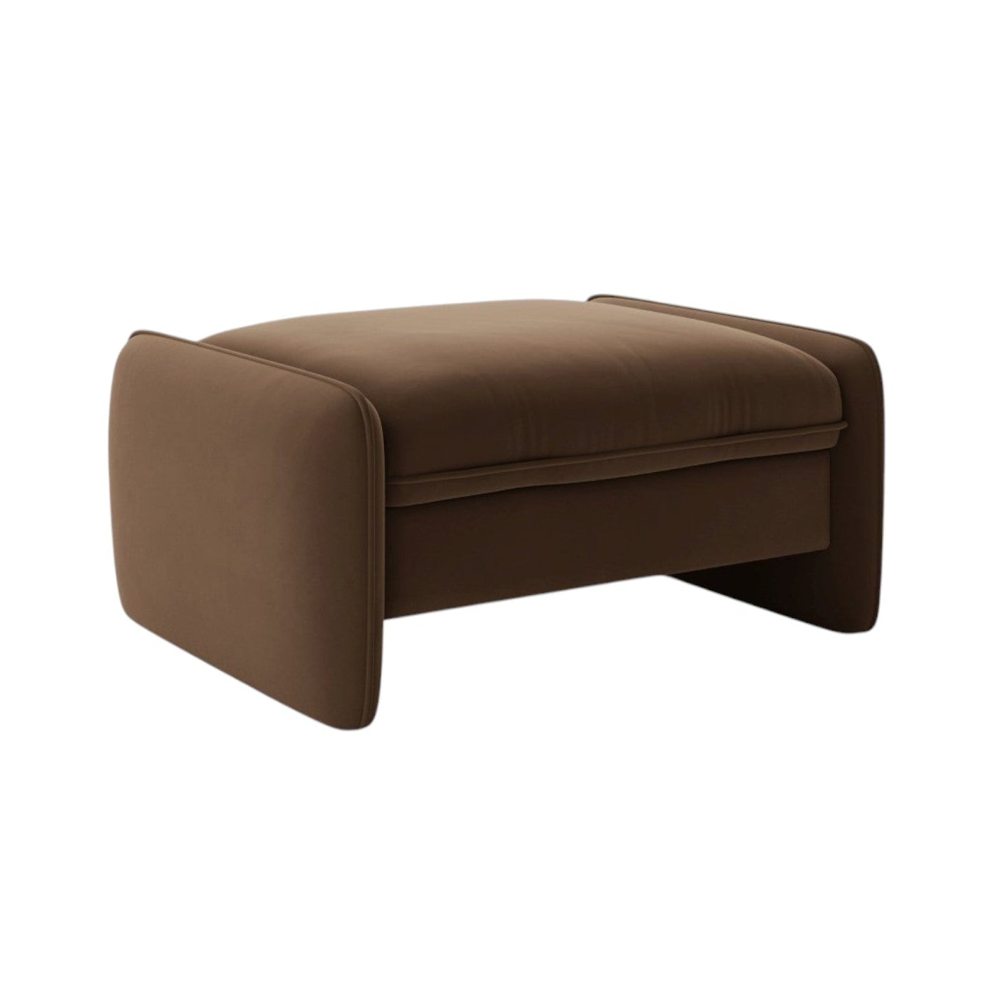 Velvet Pouf GEORGIA Chocolate