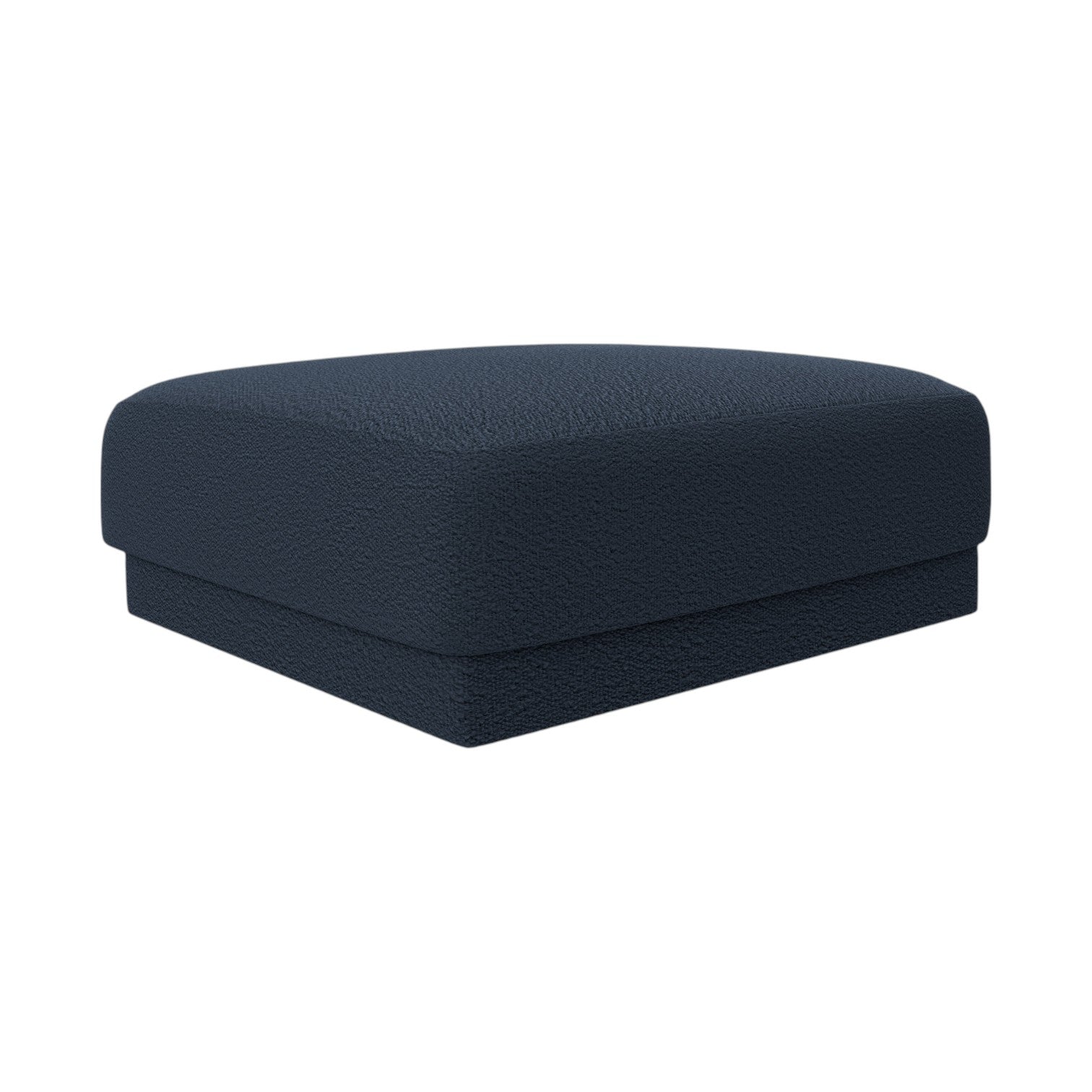 MILEY Puff dark blue boucle