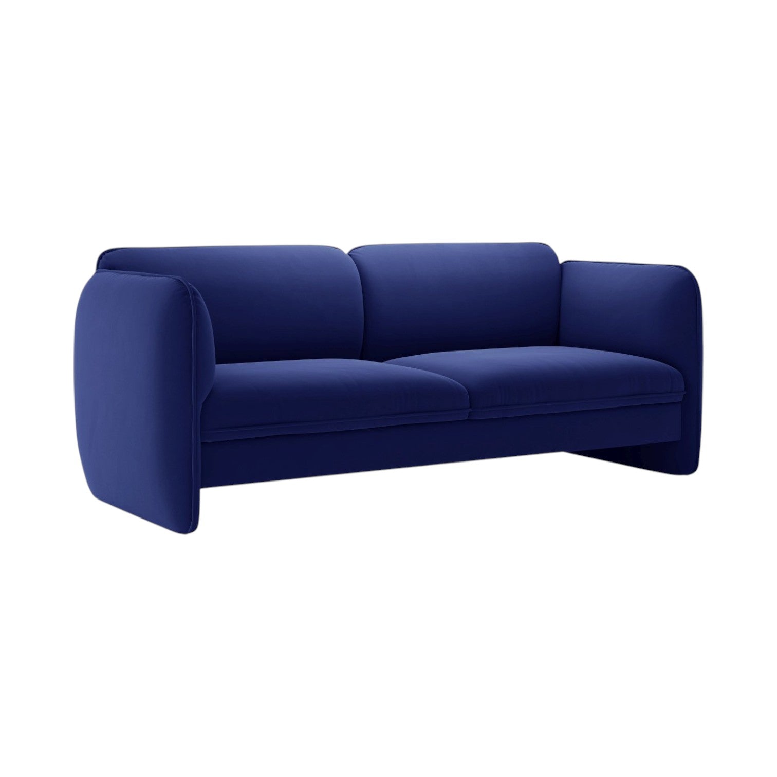 Velvet 3-Seater Sofa GEORGIA Cobalt