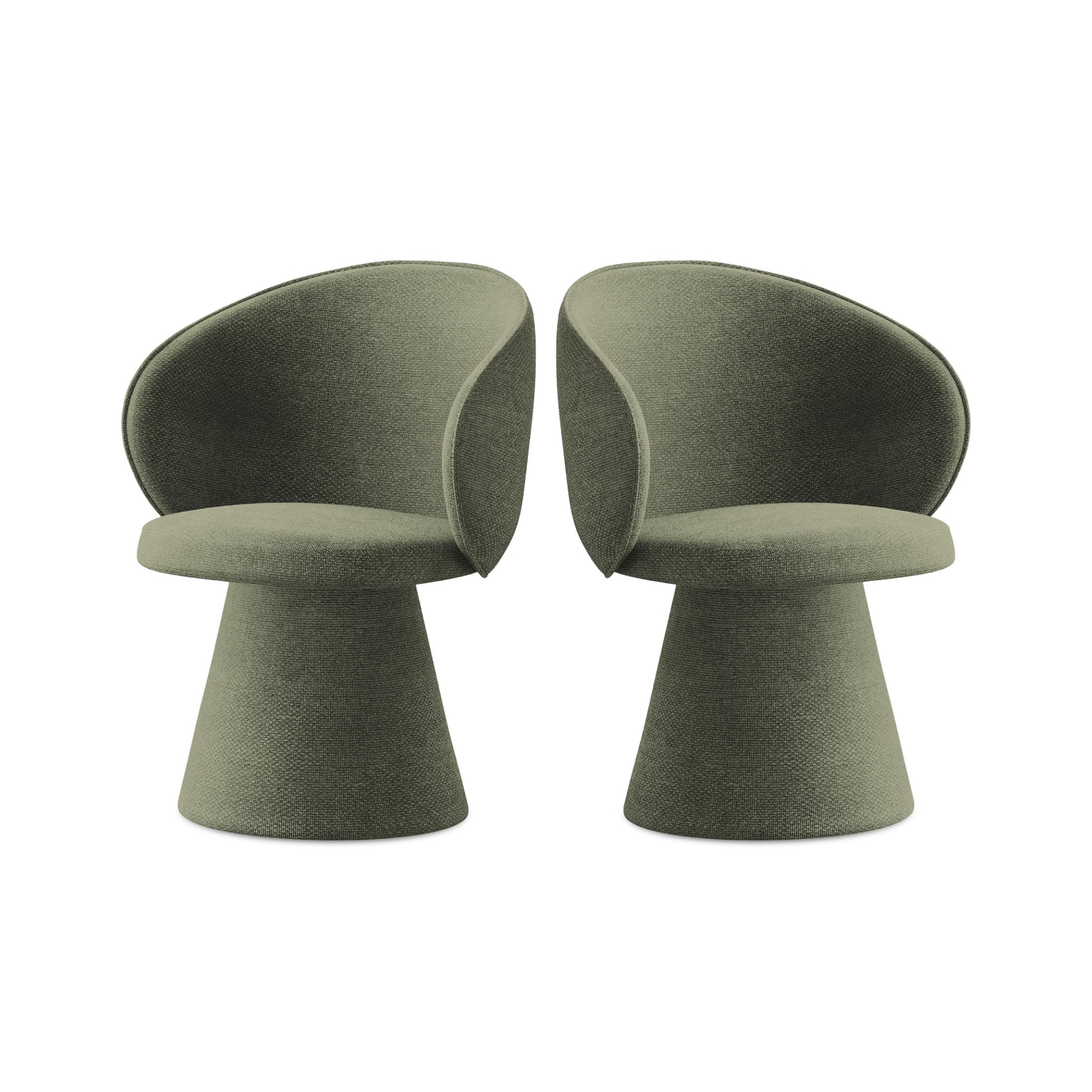 Stolička UALA olivový boucle