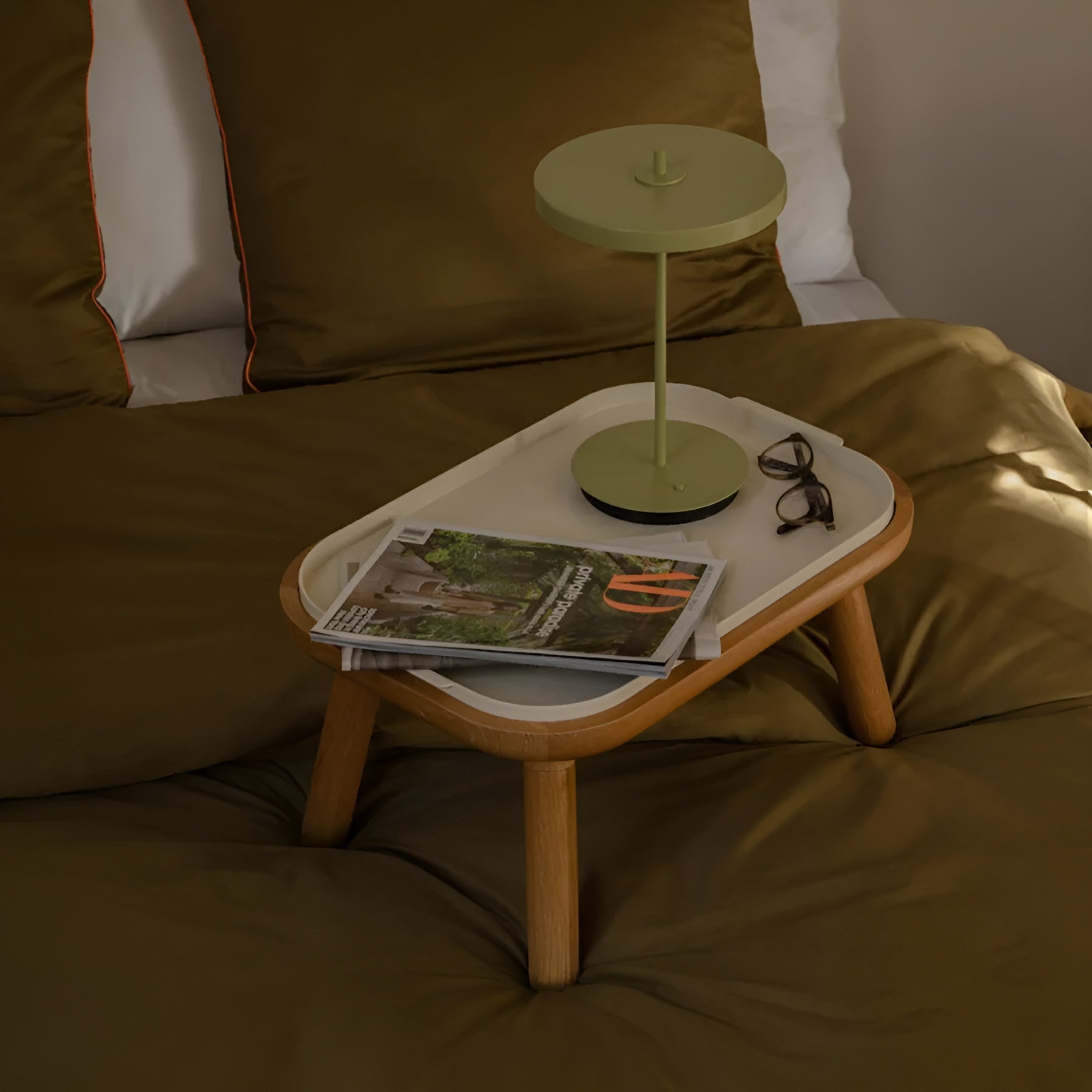 Prenosná lampa ASTERIA MOVE MONOCHROME zelená