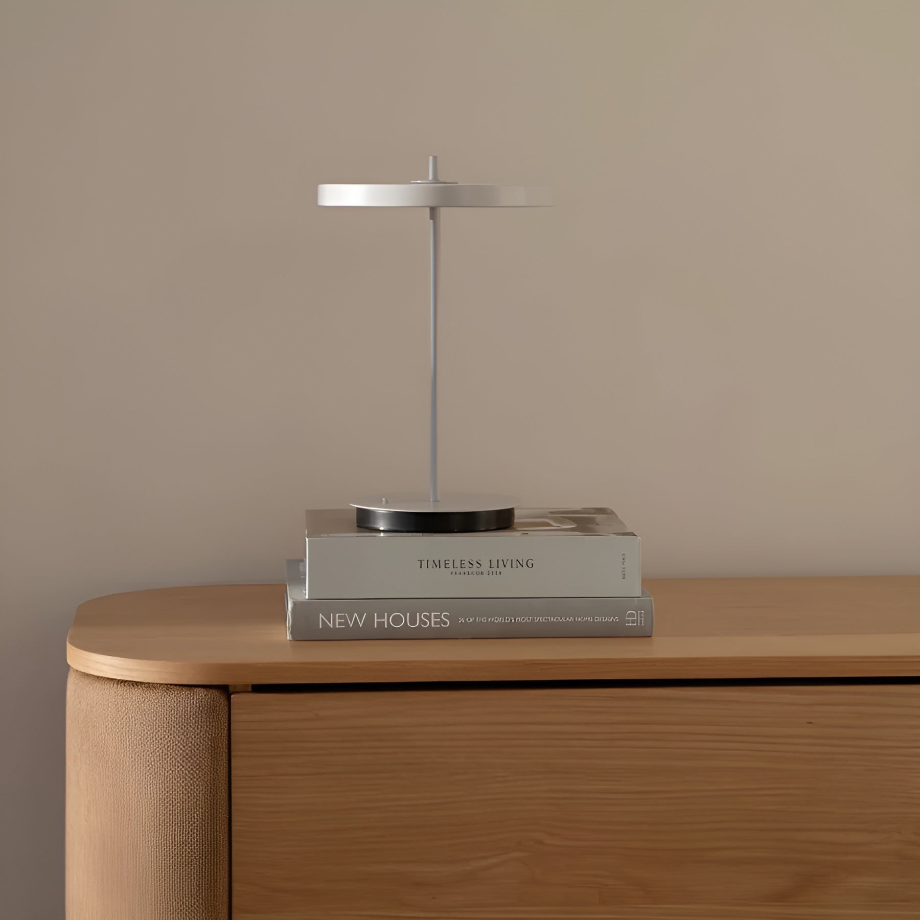 Portable lamp ASTERIA MOVE MONOCHROME light gray