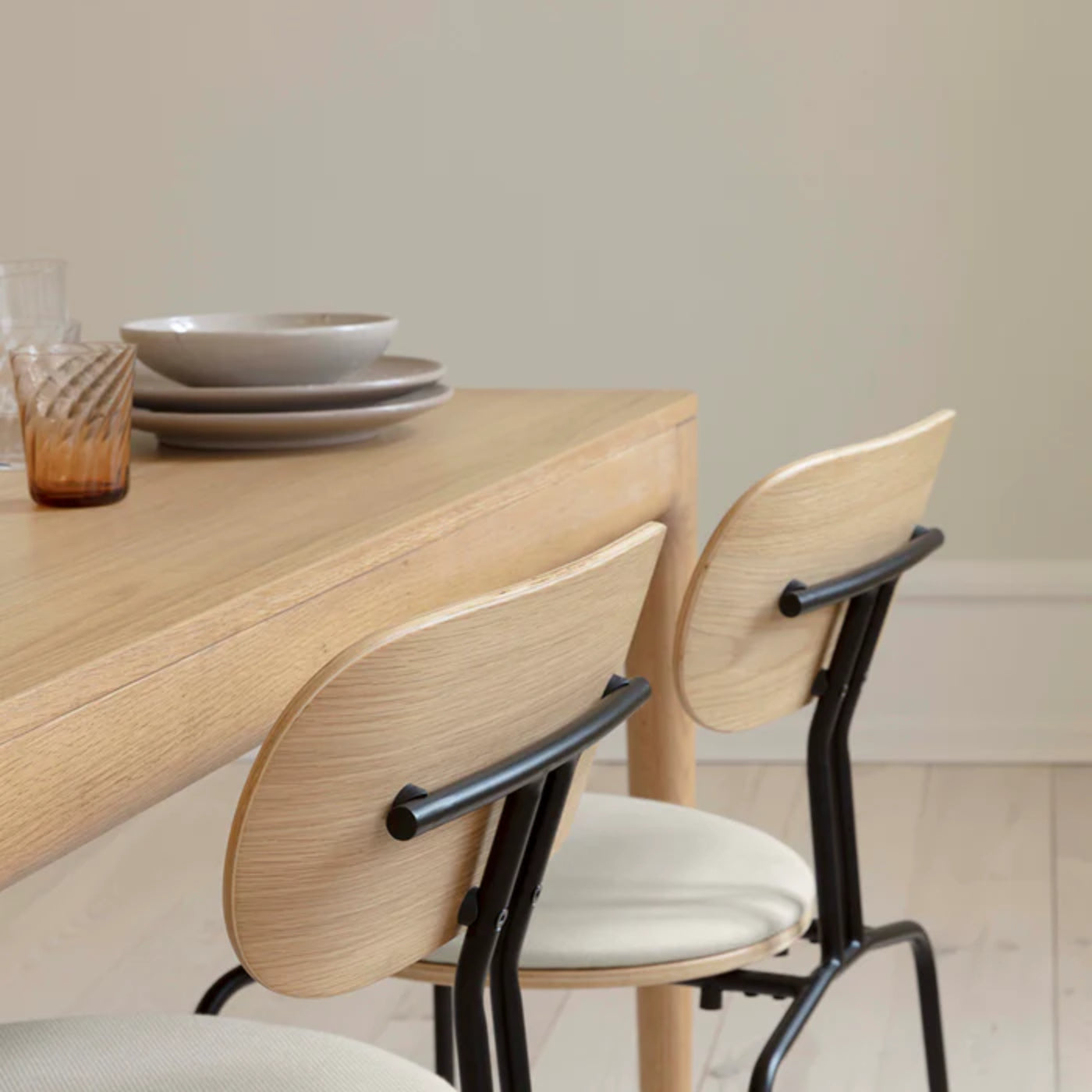 HEART'N'SOUL extendable table oak wood