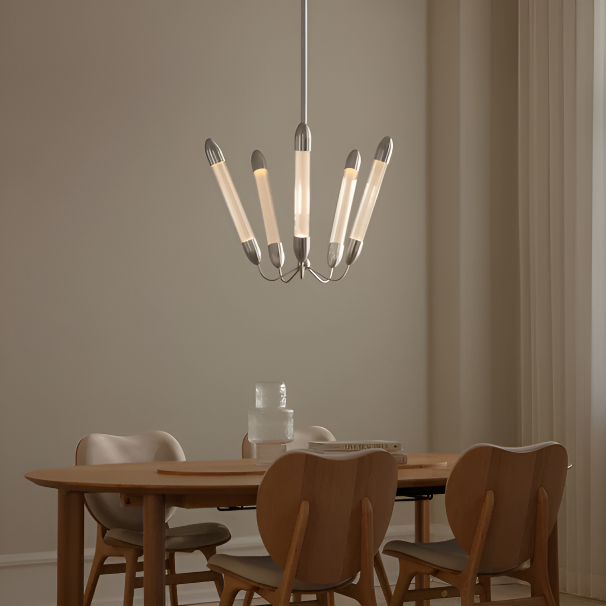 Závesná lampa LEMON SQUEEZE strieborná