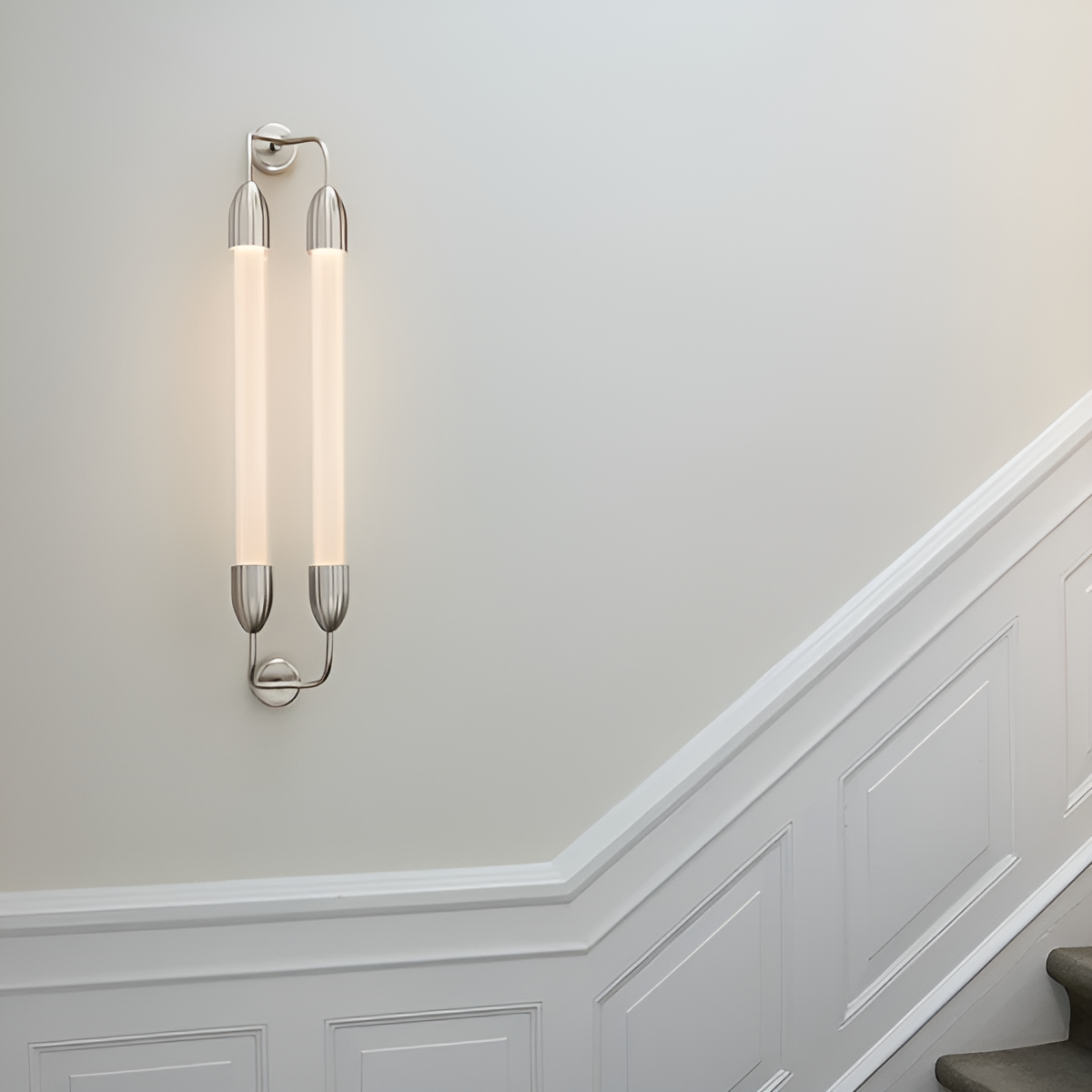 Nástenná lampa dvojbodová LEMON SQUEEZE DOUBLE strieborná